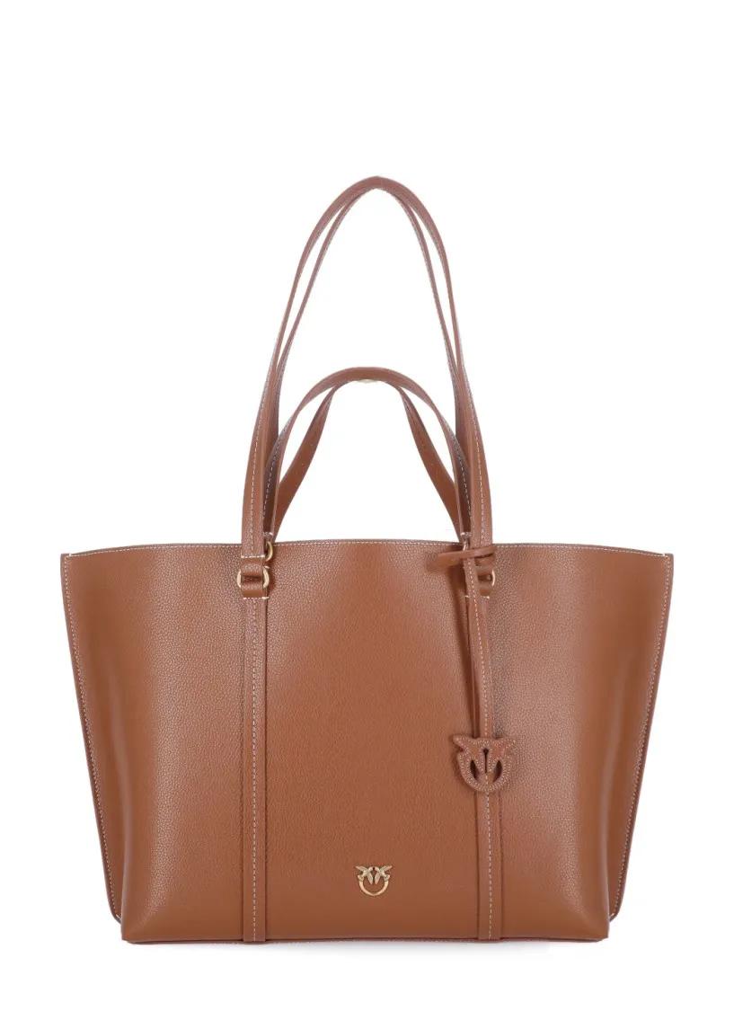 Pinko Schultertasche - Carrie Shopper Big - Gr. unisize - in Braun - für Damen von pinko