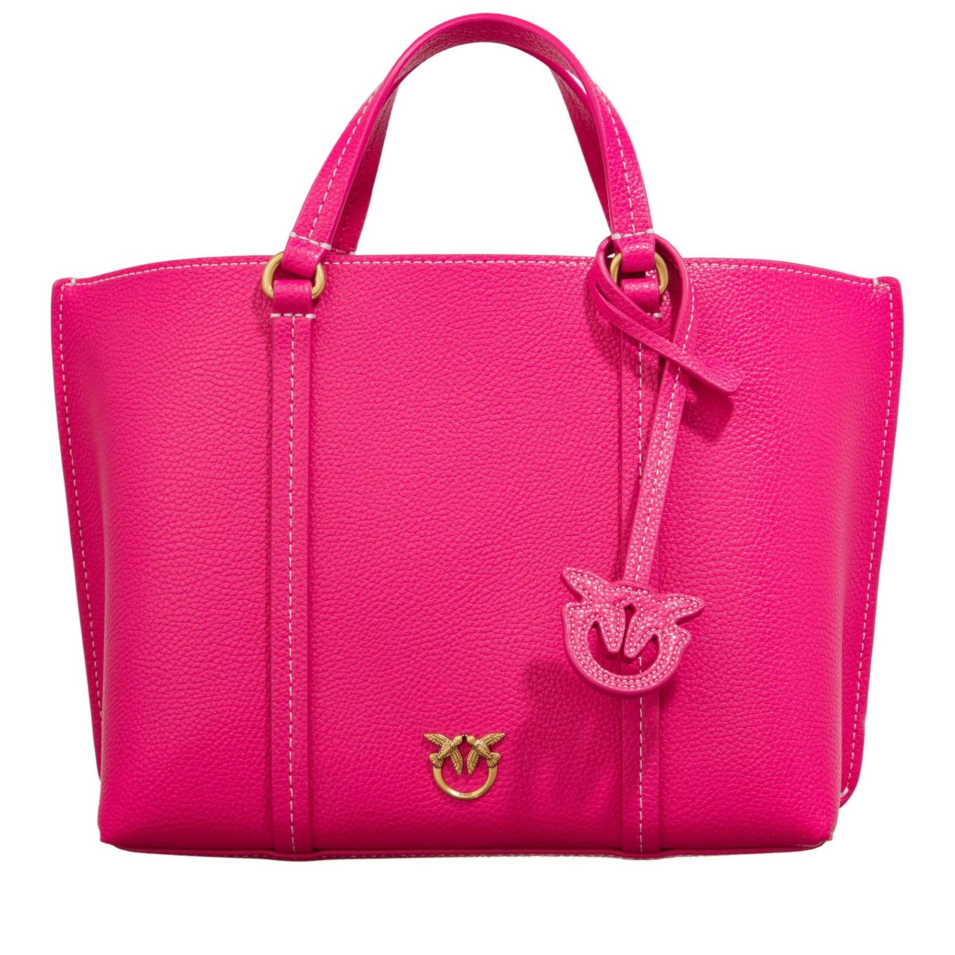 Pinko Schultertasche - Carrie Shopper Classic - Gr. unisize - in Rosa - für Damen von pinko