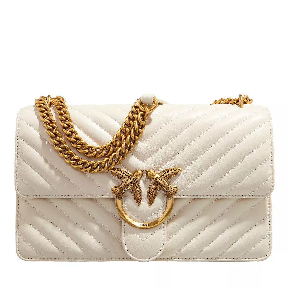 Pinko Schultertasche - Love Bag Borse - Gr. unisize - in Creme - für Damen von pinko