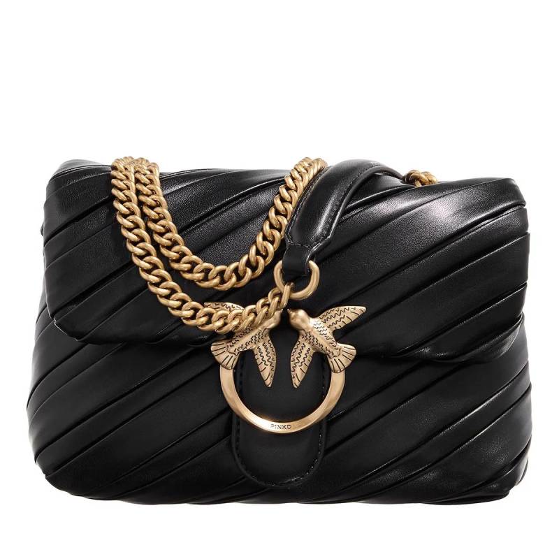 Pinko Schultertasche - Love Puff Mini Cl - Gr. unisize - in Schwarz - für Damen von pinko