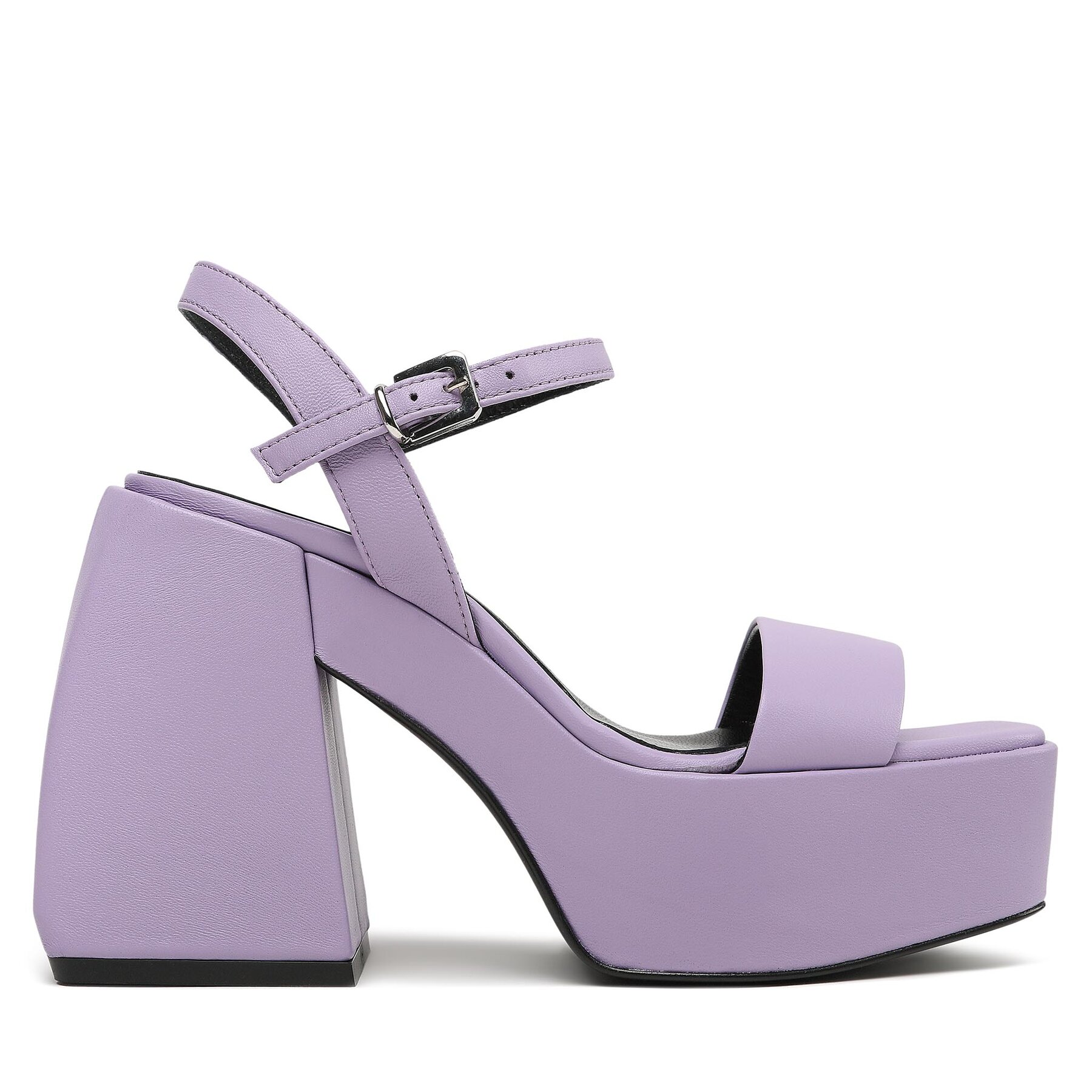 Sandalen Pinko Fantine Wedge PE 23 BLKS1 100655 A0N9 Violett von pinko