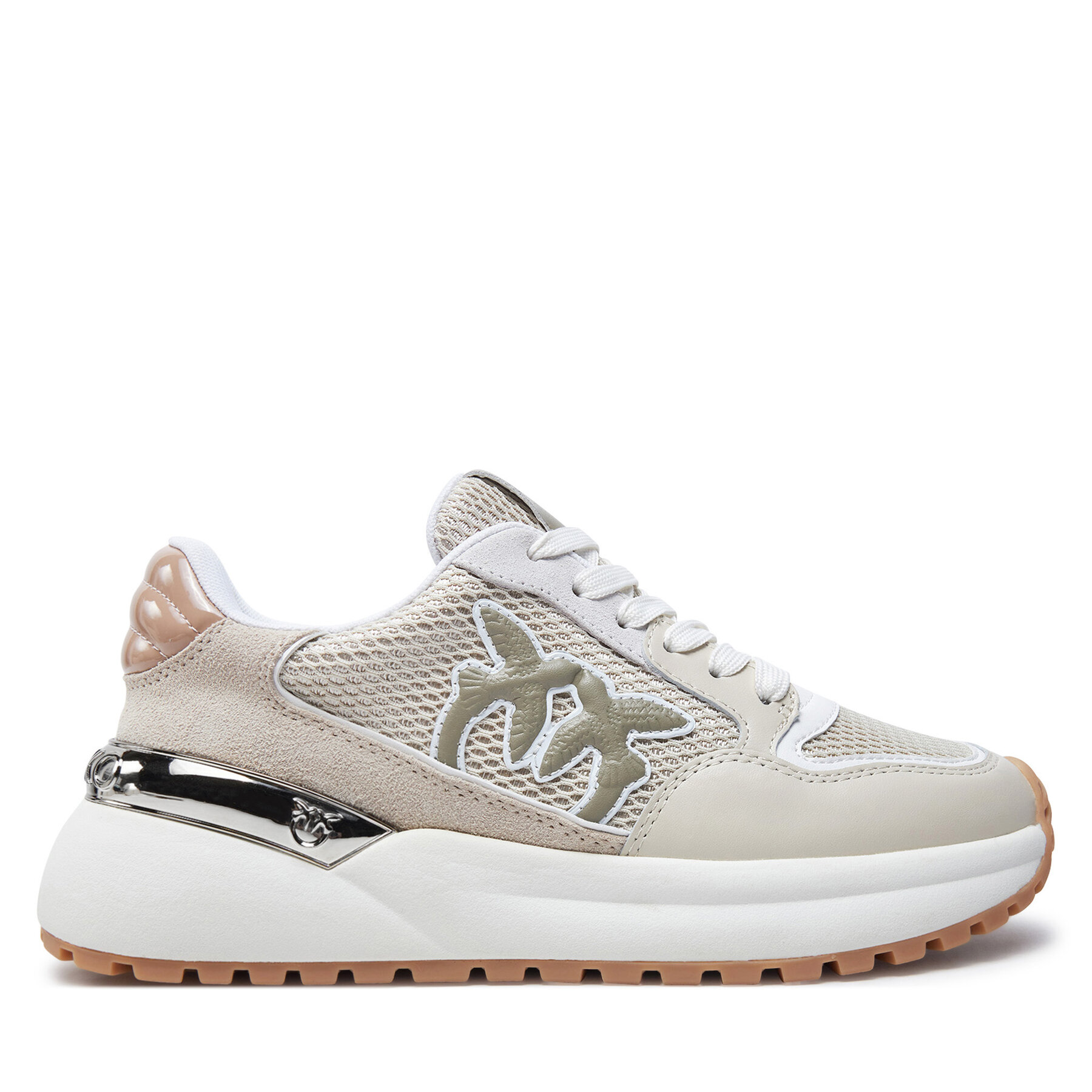 Sneakers PINKO Gem 07 SS0055 P020 Beige von pinko