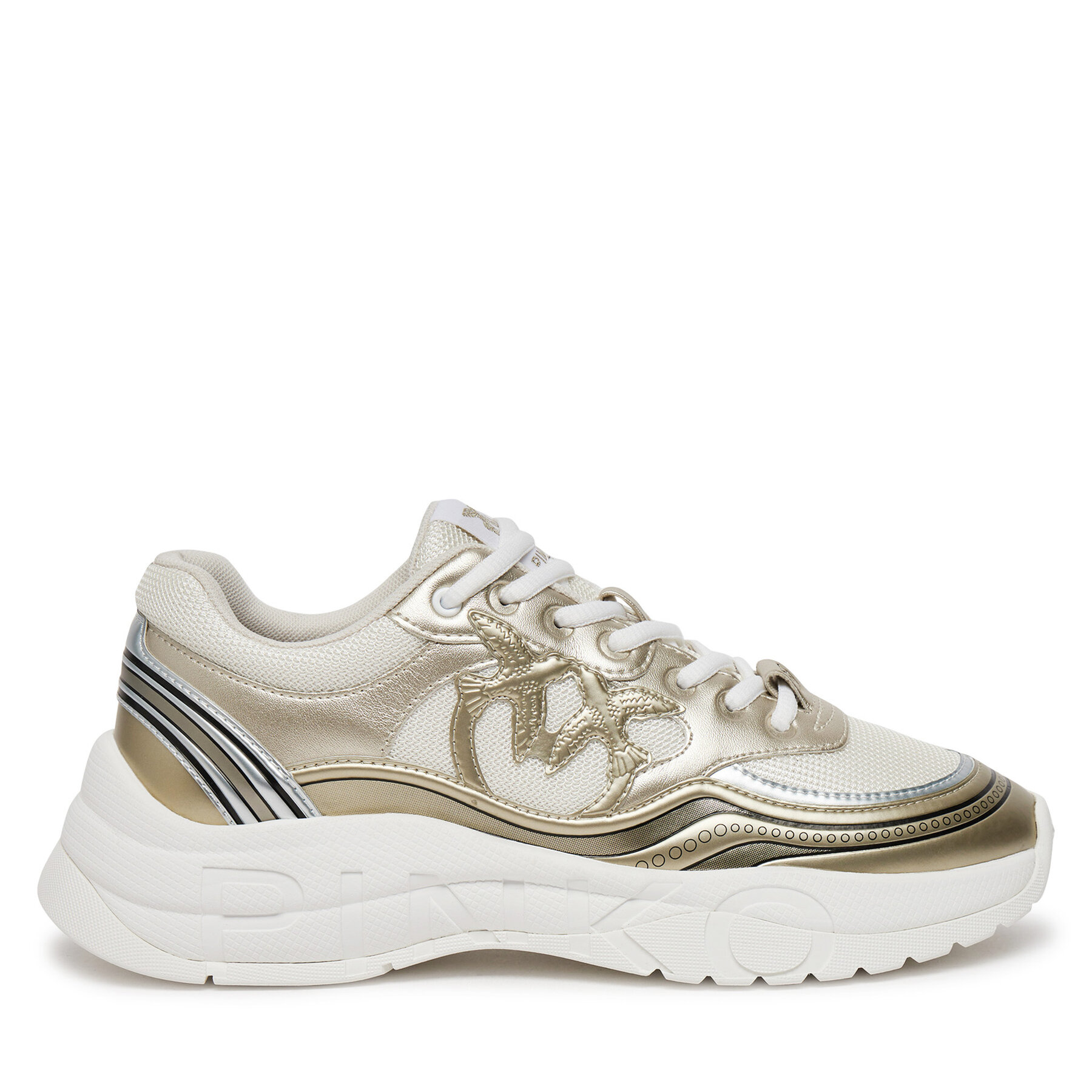 Sneakers PINKO Glammy 04 SS0057 E014 Goldfarben von pinko