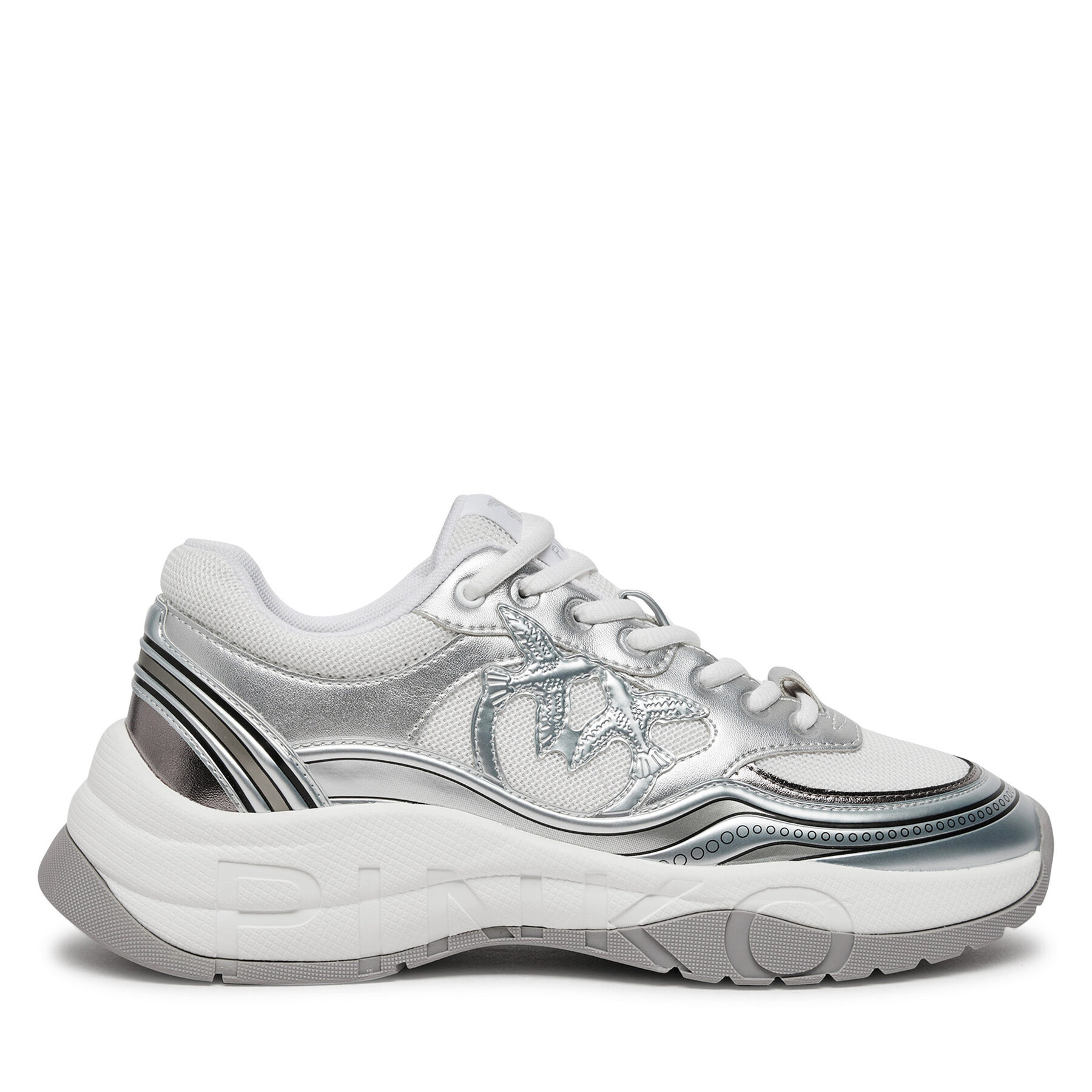 Sneakers PINKO Glammy 04 SS0057 E014 Silberfarben Sneakers PINKO Glammy 04 SS0057 E014 Silberfarben von pinko