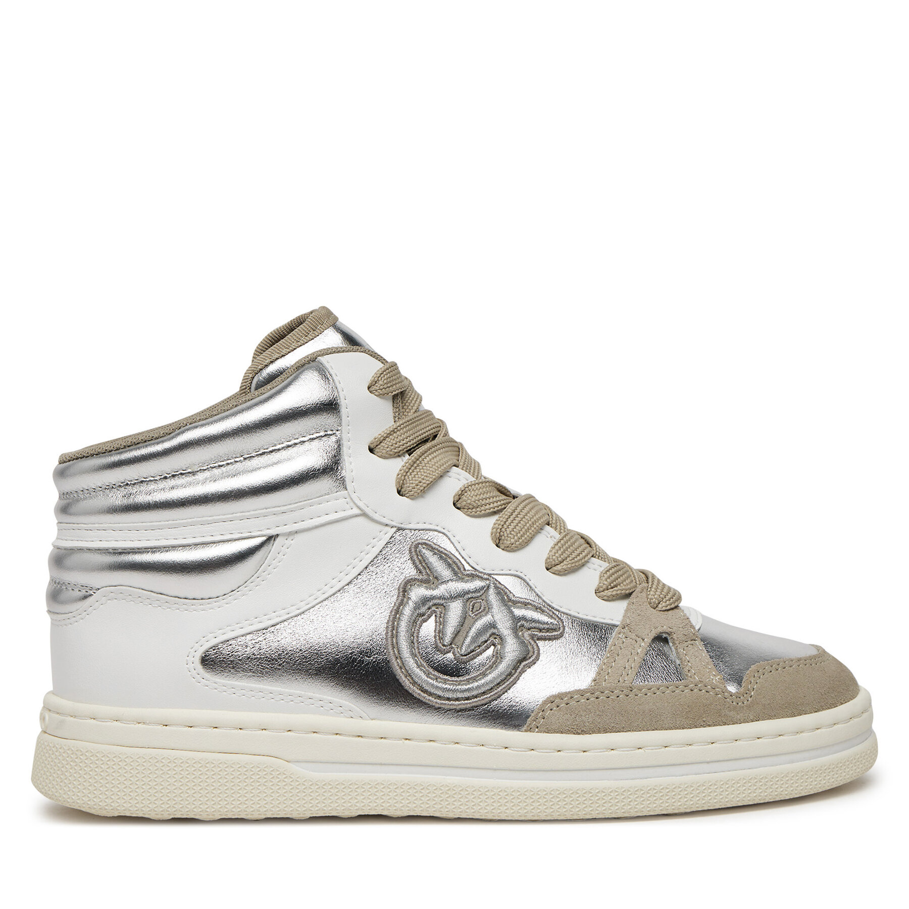 Sneakers PINKO Mandy 02 SS0051 P040 Silberfarben Sneakers PINKO Mandy 02 SS0051 P040 Silberfarben von pinko