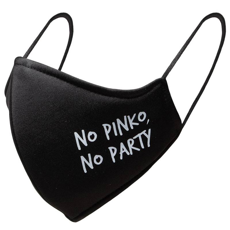 Stoffmaske Pinko Geodesia Mask Neoprene Leggero 20211 PRR 1N20DA.Y7RD Schwarz von pinko