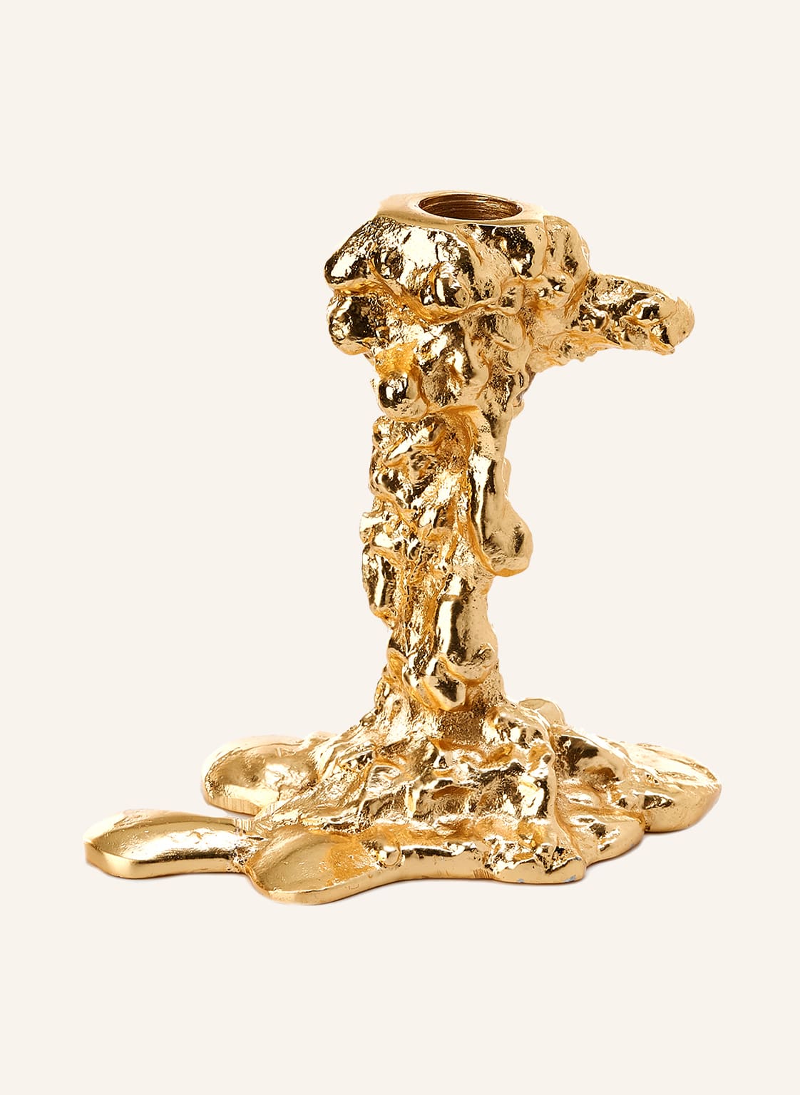 Polspotten Kerzenhalter Drip Small gold Polspotten Kerzenhalter Drip Small gold von POLSPOTTEN
