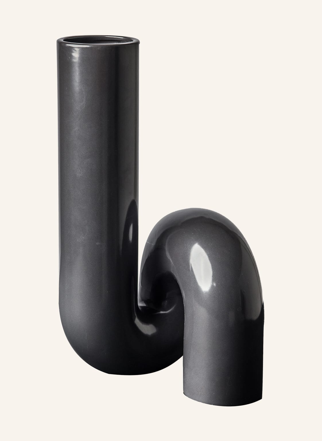 Polspotten Vase Yourtube schwarz Polspotten Vase Yourtube schwarz von POLSPOTTEN