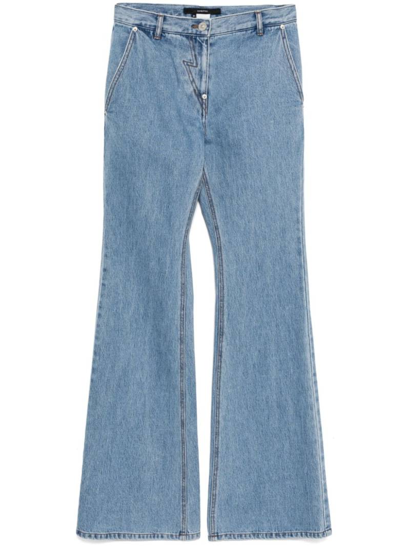 pushBUTTON bell bottomed jeans - Blue von pushBUTTON