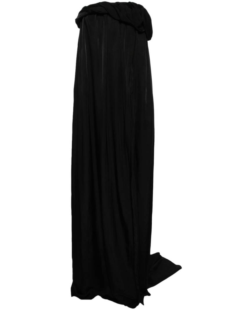 pushBUTTON irregular tube maxi dress - Black von pushBUTTON