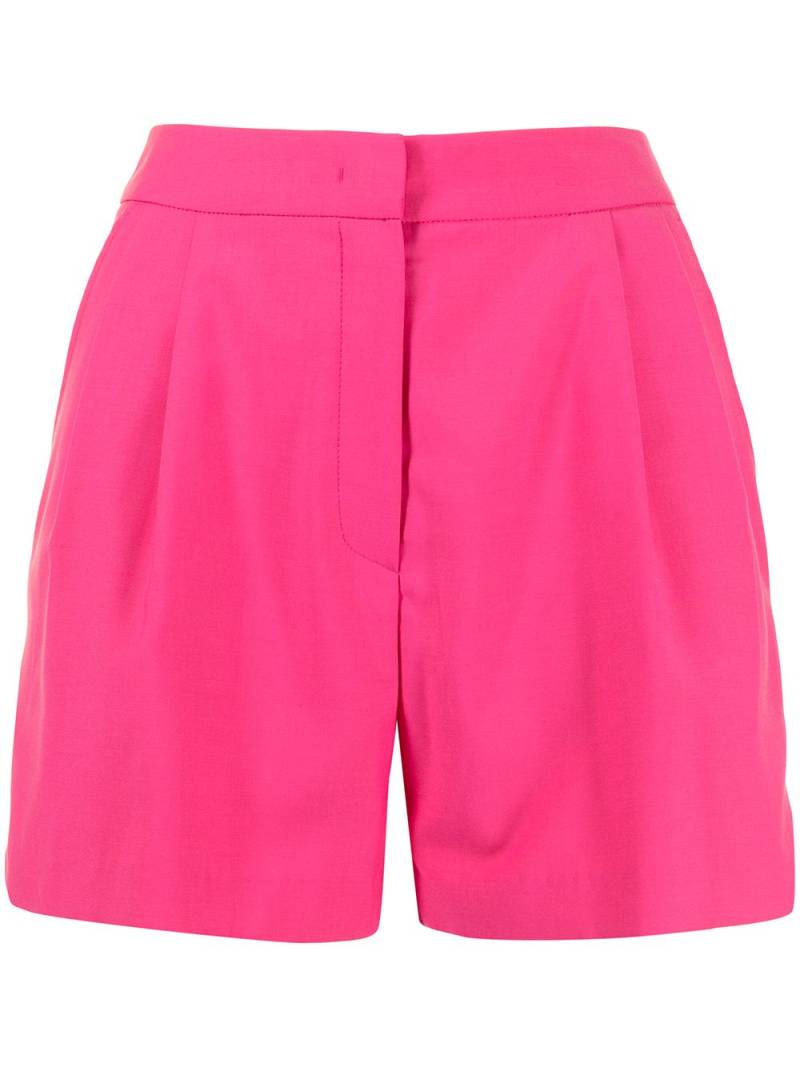 pushBUTTON pleat-detail shorts - Pink von pushBUTTON