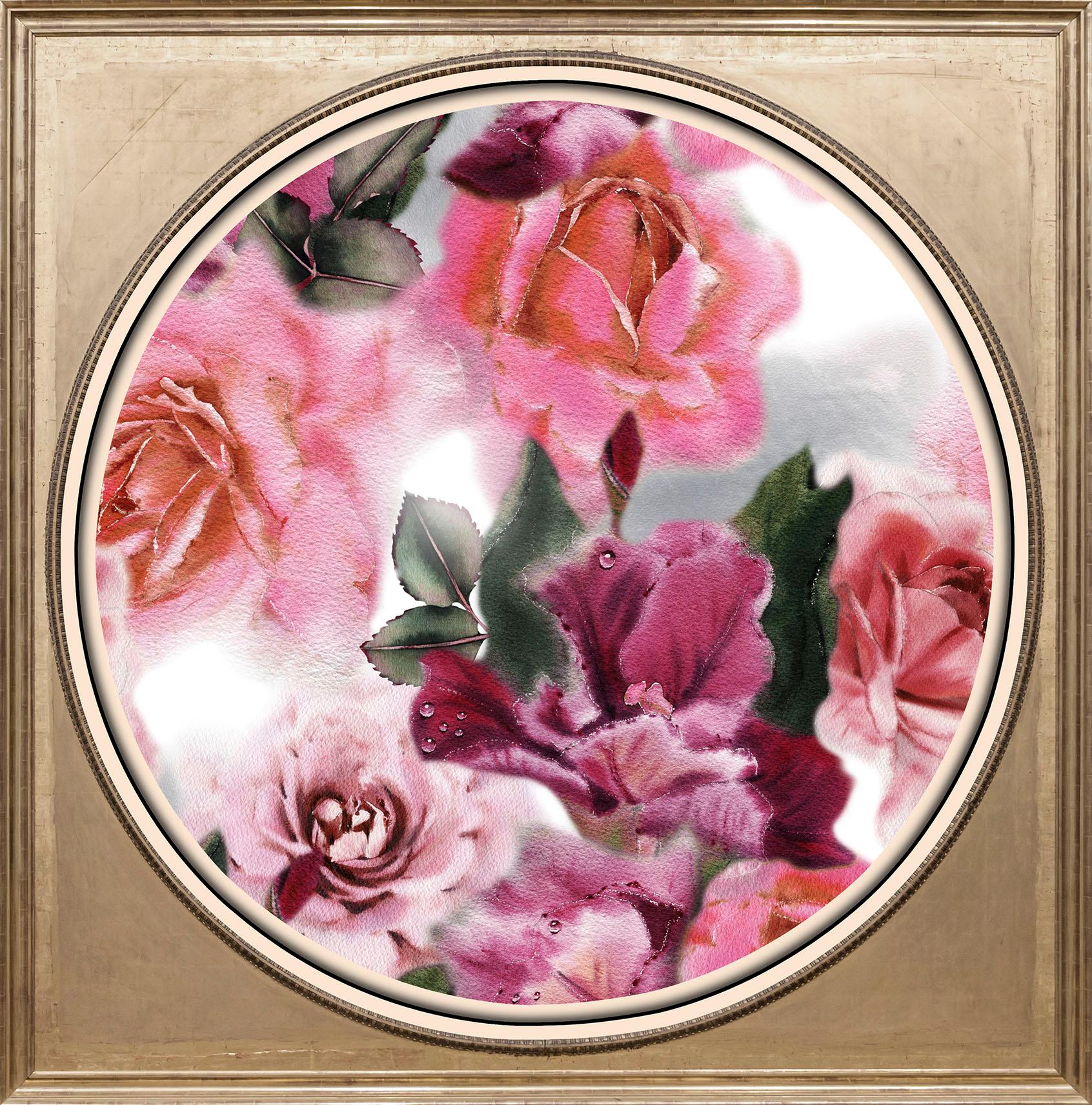 queence Acrylglasbild »Rosen«, Blumen-Blumenbilder-Kunst-Pflanzen-Pflanzenbilder-Gemälde, Fine Art-Print in Galeriequalität von queence