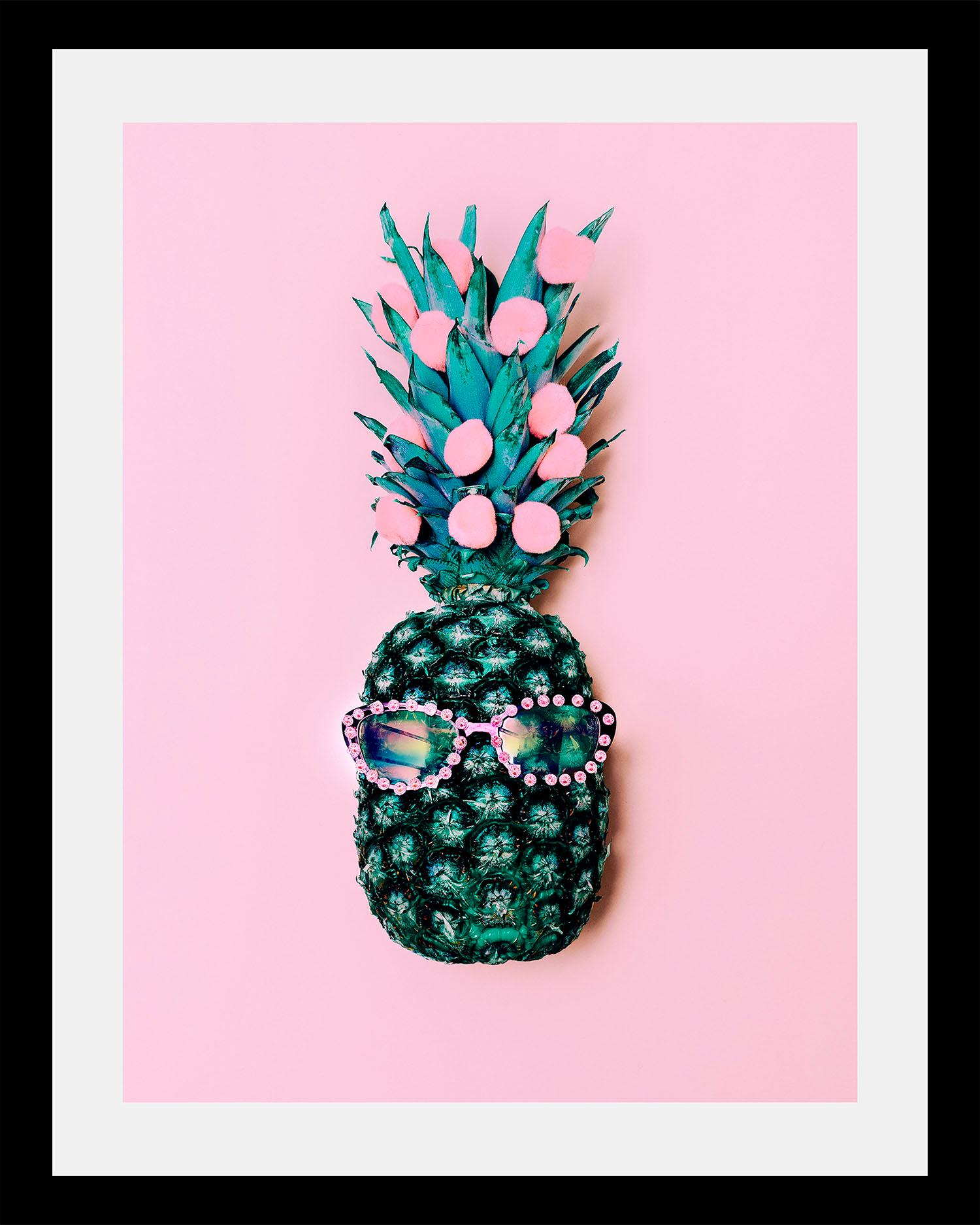 queence Bild »Ananas«, in 3 Grössen, gerahmt von queence