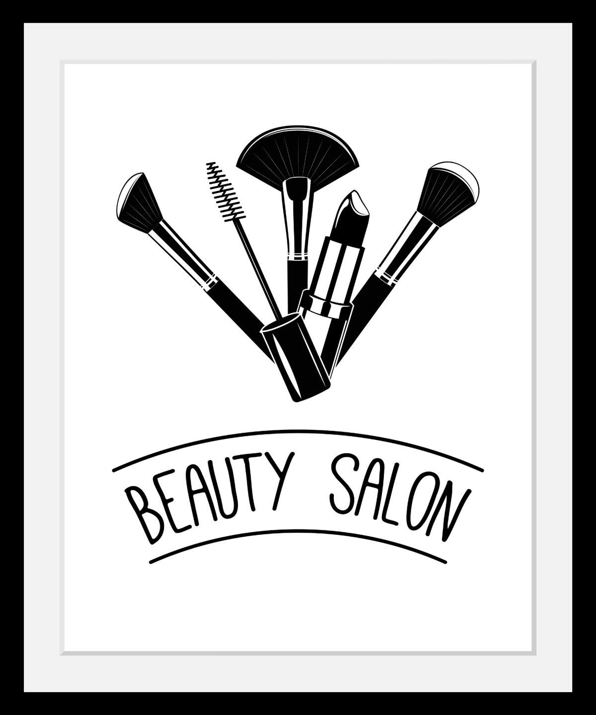 queence Bild »Beauty Salon«, in 3 Grössen, gerahmt von queence