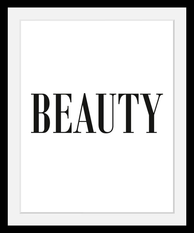 queence Bild »Beauty«, in 3 Grössen, gerahmt von queence