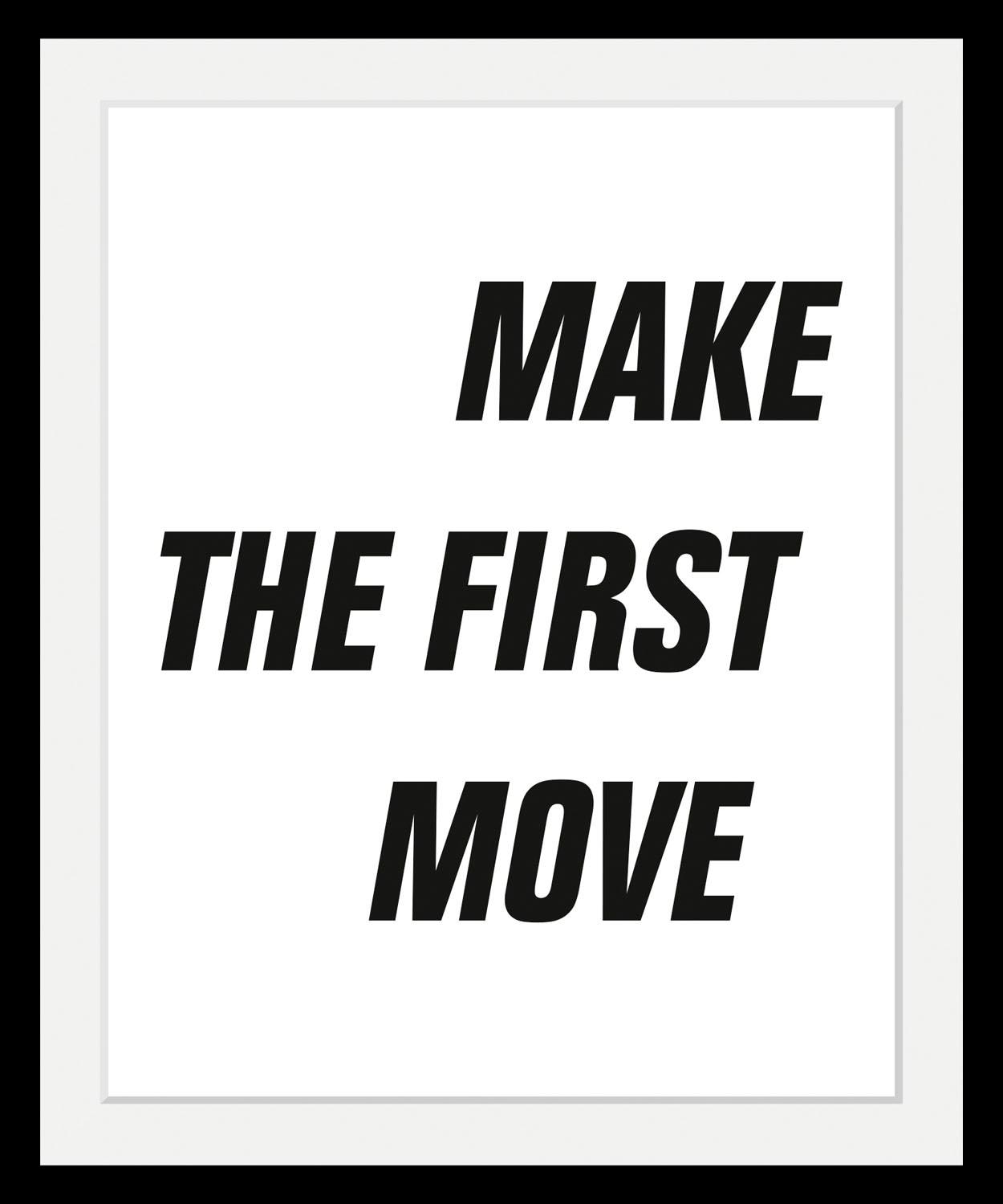 queence Bild »First Move«, in 3 Grössen, gerahmt von queence