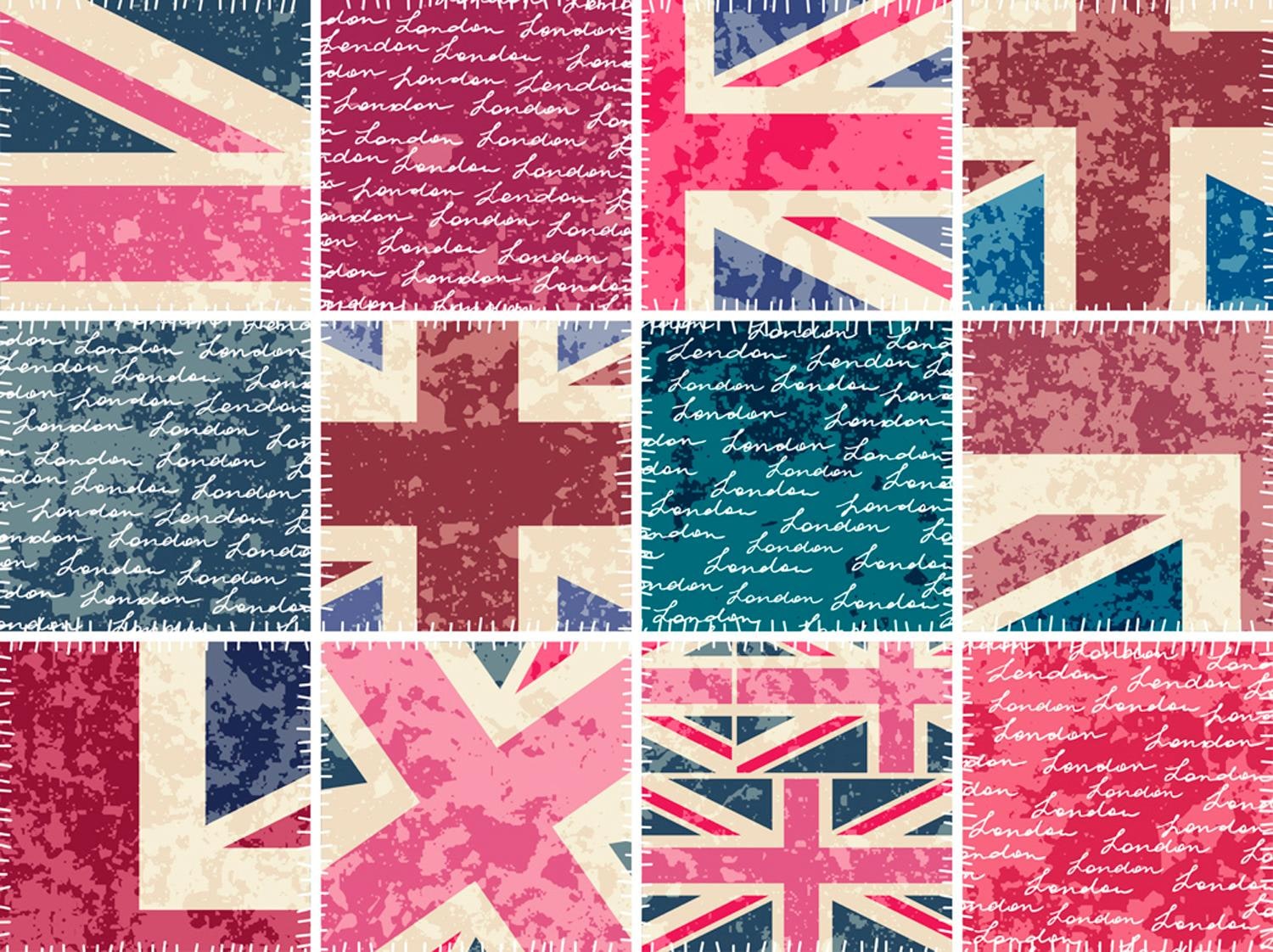 queence Fliesenaufkleber »England«, (12 St.), Stickerfliesen, selbstklebend, Sticker von queence