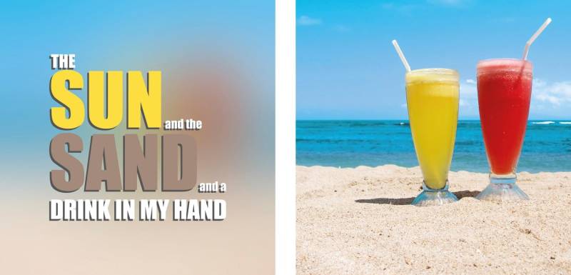 queence Leinwandbild »Drink in my Hand«, (Set), 2er-Set von queence