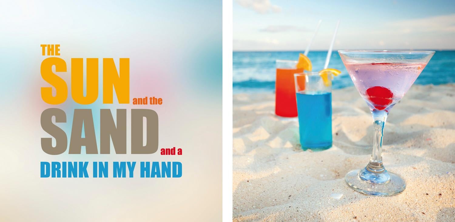 queence Leinwandbild »Sun & Sand«, (Set), 2er-Set von queence