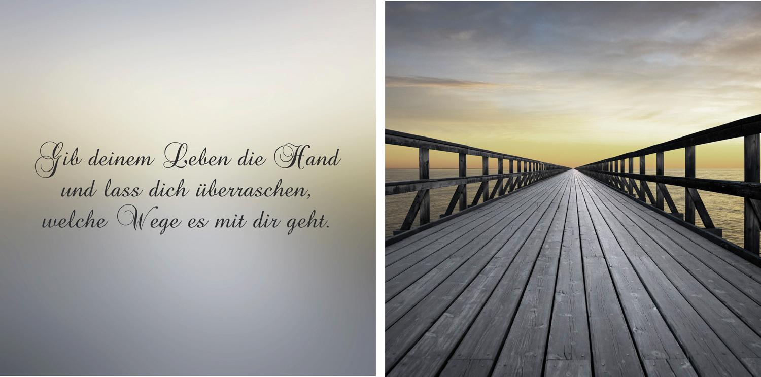 queence Leinwandbild »Weg in die Zukunft«, (Set), 2er-Set von queence