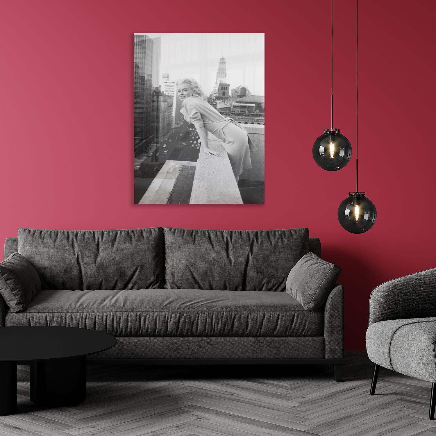 queence Acrylglasbild »America«, Schwarz-Weiss-Frau-Stars, Marilyn Monroe, Fine Art-Print in Galeriequalität queence Acrylglasbild »America«, Schwarz-Weiss-Frau-Stars, Marilyn Monroe, Fine Art-Print in Galeriequalität von queence