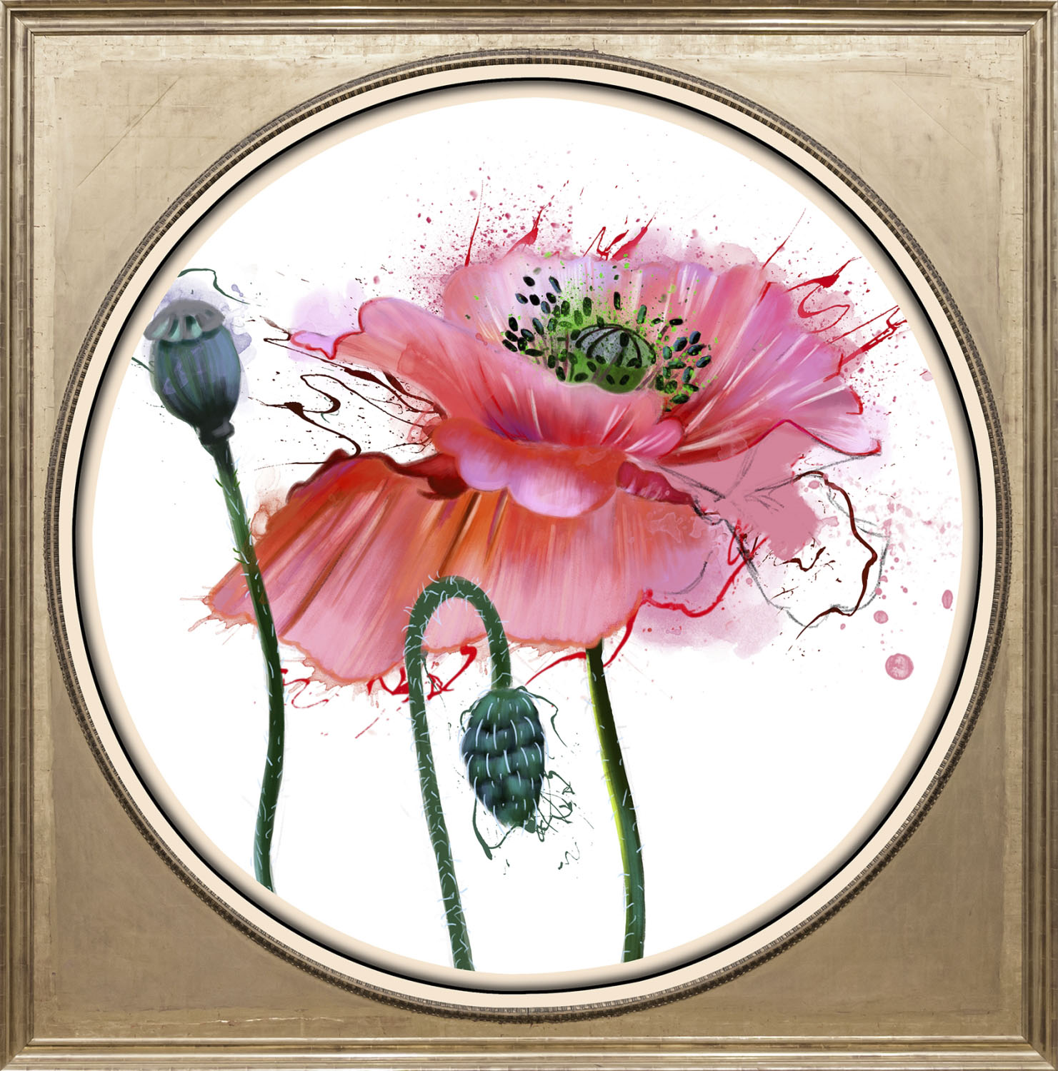 queence Acrylglasbild »Blumen« von queence