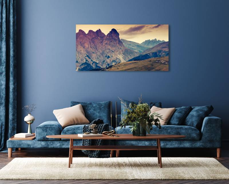 queence Acrylglasbild »Eiron«, Landschaft-Berge-Berge & Alpenbilder-Foto-Himmel, (1 St.), Fine Art-Print in Galeriequalität von queence