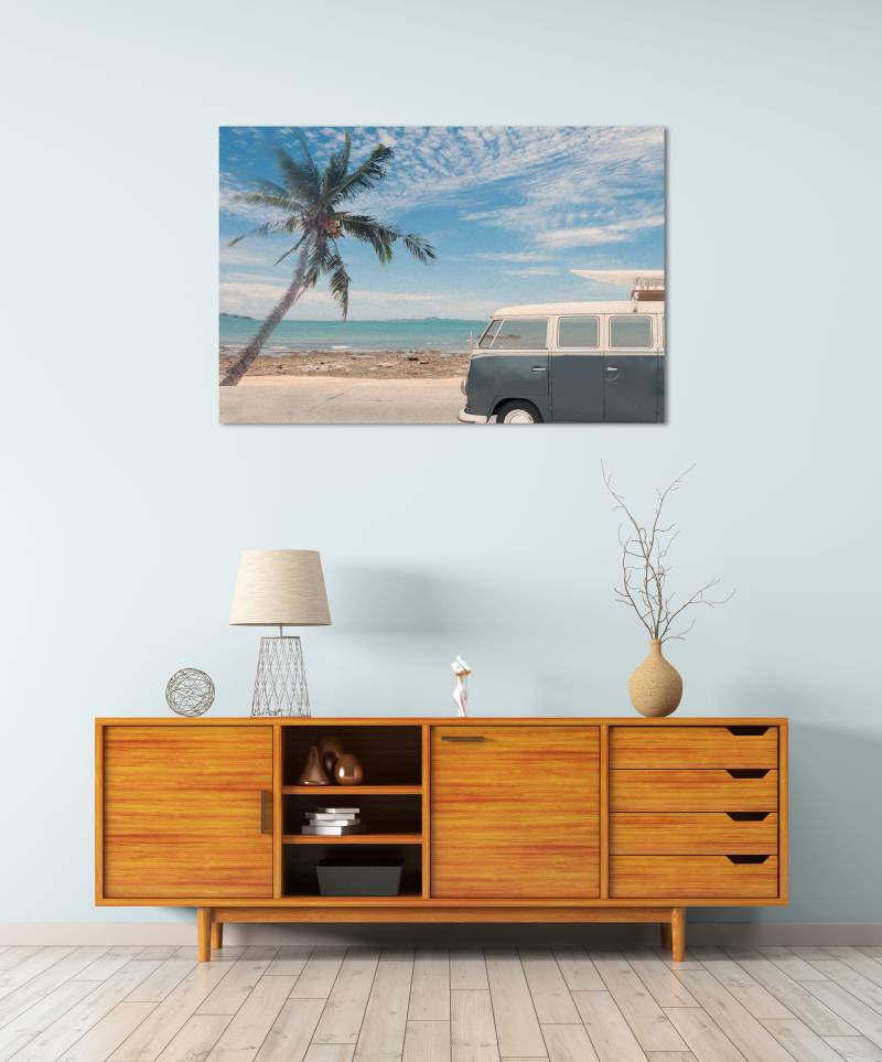 queence Acrylglasbild »Endra«, Landschaft-Italien-Spanien-Strand-Himmel-Meer-Meer Bilder-Sport-Fahrzeuge, (1 St.), Fine Art-Print in Galeriequalität von queence