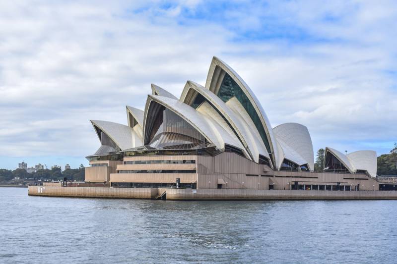 queence Acrylglasbild »Opernhaus in Sydney«, Elemente der Architektur-Gebäude-Städte-Skyline, Fine Art-Print in Galeriequalität von queence