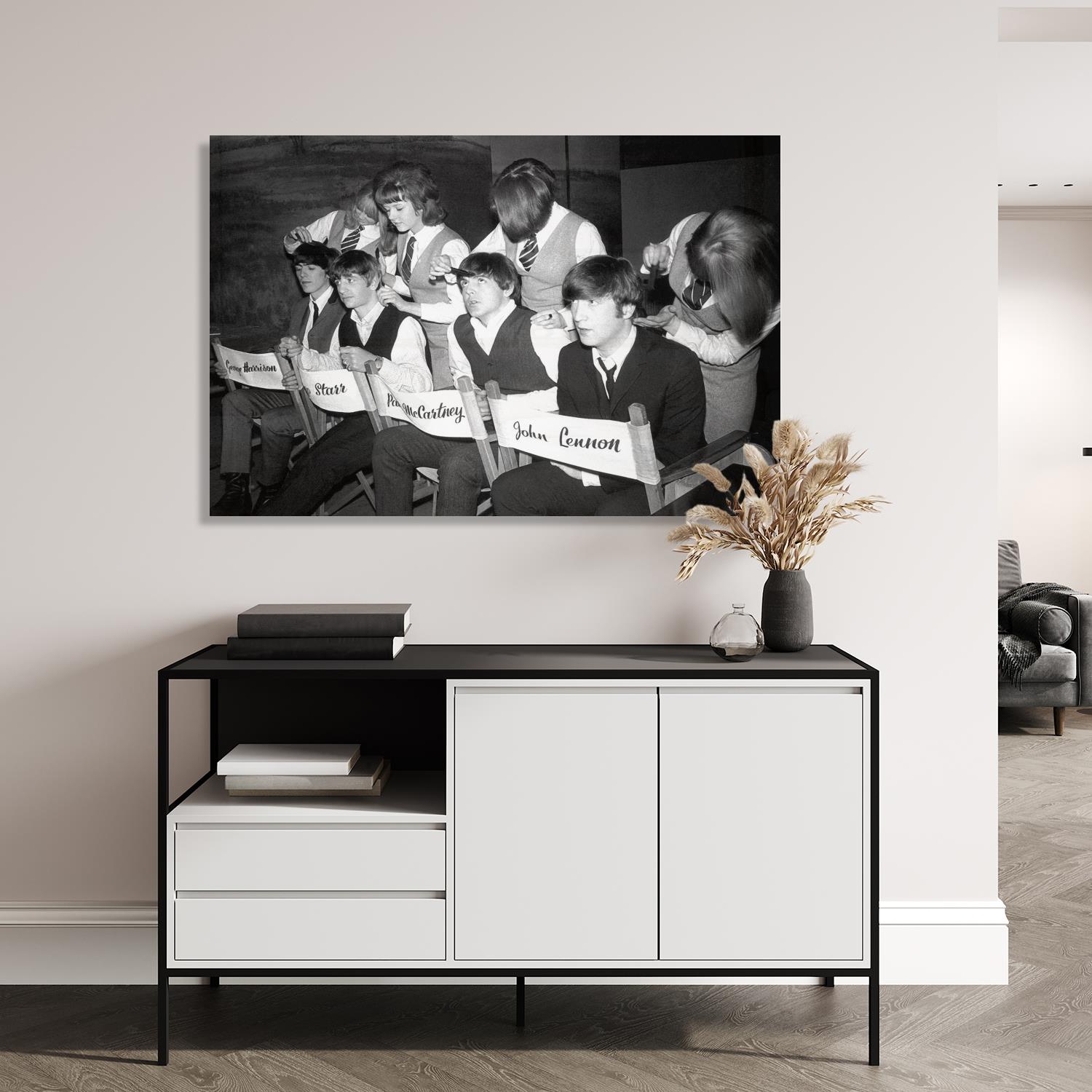 queence Acrylglasbild »The Beatles«, Schwarz-Weiss-Mann-Stars-Foto, Fine Art-Print in Galeriequalität queence Acrylglasbild »The Beatles«, Schwarz-Weiss-Mann-Stars-Foto, Fine Art-Print in Galeriequalität von queence