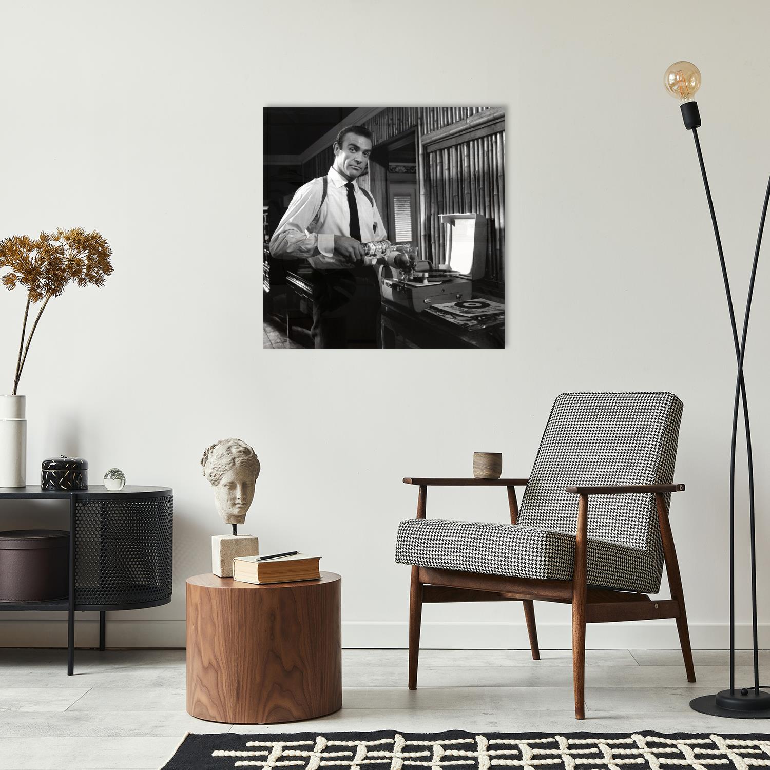 queence Acrylglasbild »Sean Connery mit Drink«, Schwarz-Weiss-Mann-Stars-Foto-Film-Filmfiguren-Filmszene, Fine Art-Print in Galeriequalität queence Acrylglasbild »Sean Connery mit Drink«, Schwarz-Weiss-Mann-Stars-Foto-Film-Filmfiguren-Filmszene, Fine Art-Print in Galeriequalität von queence