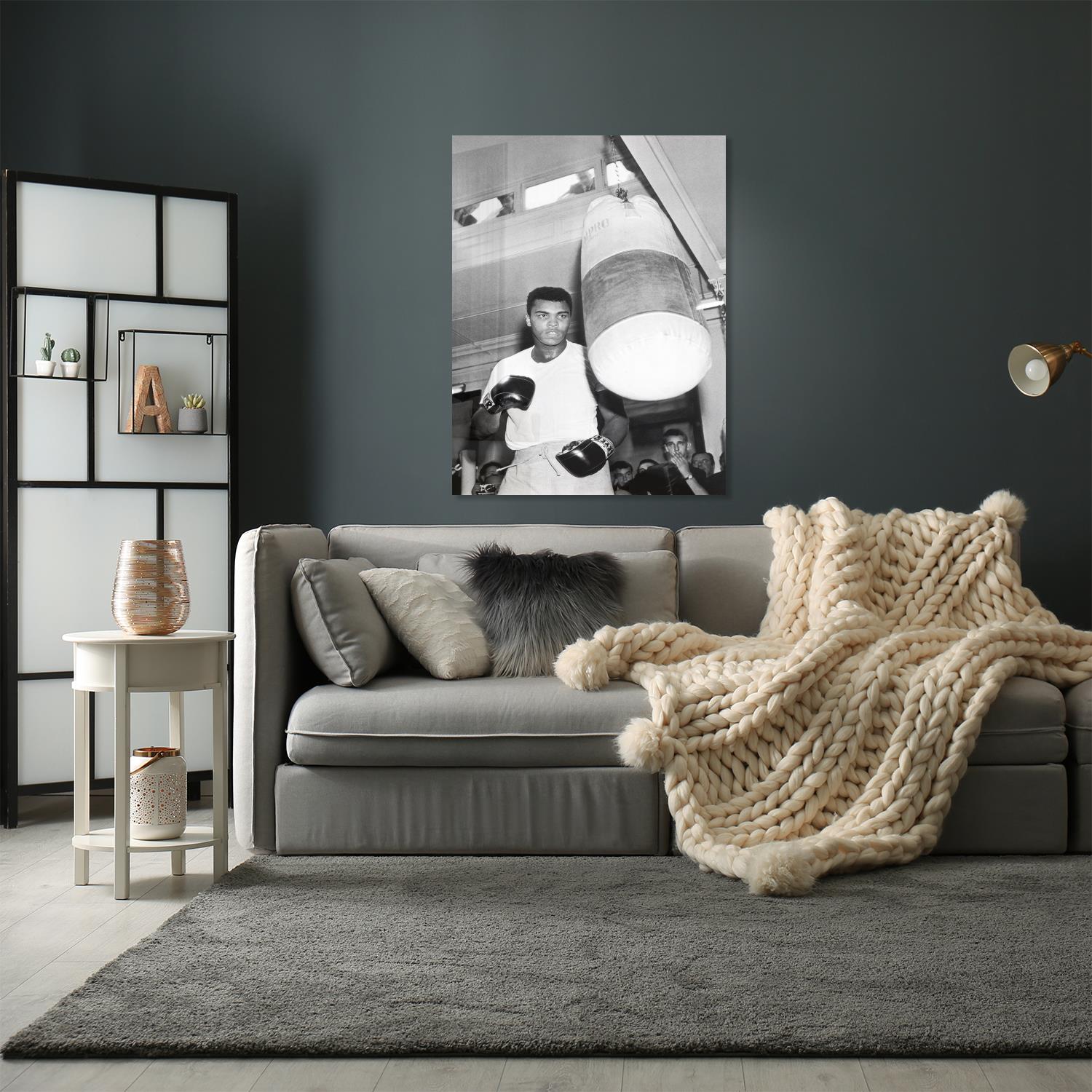 queence Acrylglasbild »Muhammad Ali - The Fight«, Schwarz-Weiss-Mann-Stars-Foto-Film-Filmfiguren-Filmszene, Fine Art-Print in Galeriequalität queence Acrylglasbild »Muhammad Ali - The Fight«, Schwarz-Weiss-Mann-Stars-Foto-Film-Filmfiguren-Filmszene, Fine Art-Print in Galeriequalität von queence