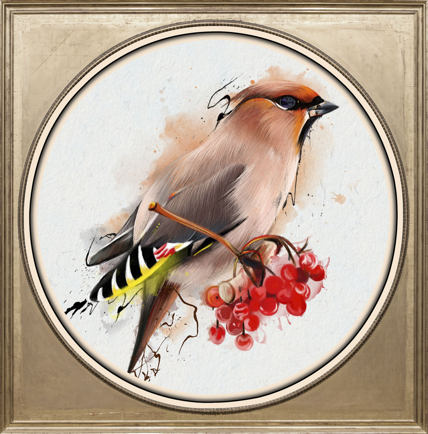 queence Acrylglasbild »Vogel« von queence