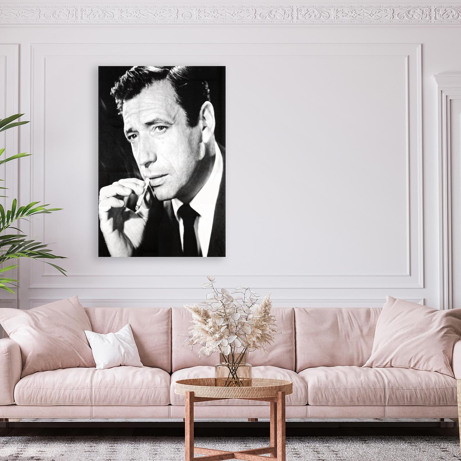 queence Acrylglasbild »Yves«, Schwarz-Weiss-Mann-Stars-Portrait-Foto-Film-Filmfiguren-Filmszene, Fine Art-Print in Galeriequalität queence Acrylglasbild »Yves«, Schwarz-Weiss-Mann-Stars-Portrait-Foto-Film-Filmfiguren-Filmszene, Fine Art-Print in Galeriequalität von queence