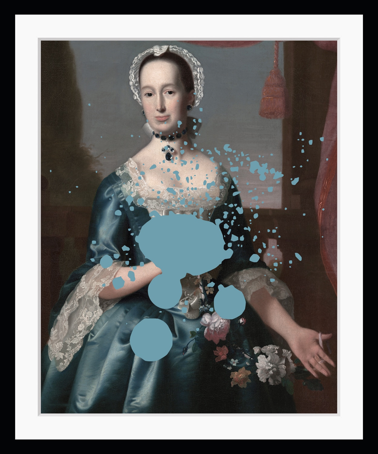 queence Bild »Alina mit Farbklecks«, Frau-Historische Persönlichkeiten-Bilder von Frauen-Kunst-Gemälde, HD Premium Poster-Druck inkl. Holzrahmen queence Bild »Alina mit Farbklecks«, Frau-Historische Persönlichkeiten-Bilder von Frauen-Kunst-Gemälde, HD Premium Poster-Druck inkl. Holzrahmen von queence