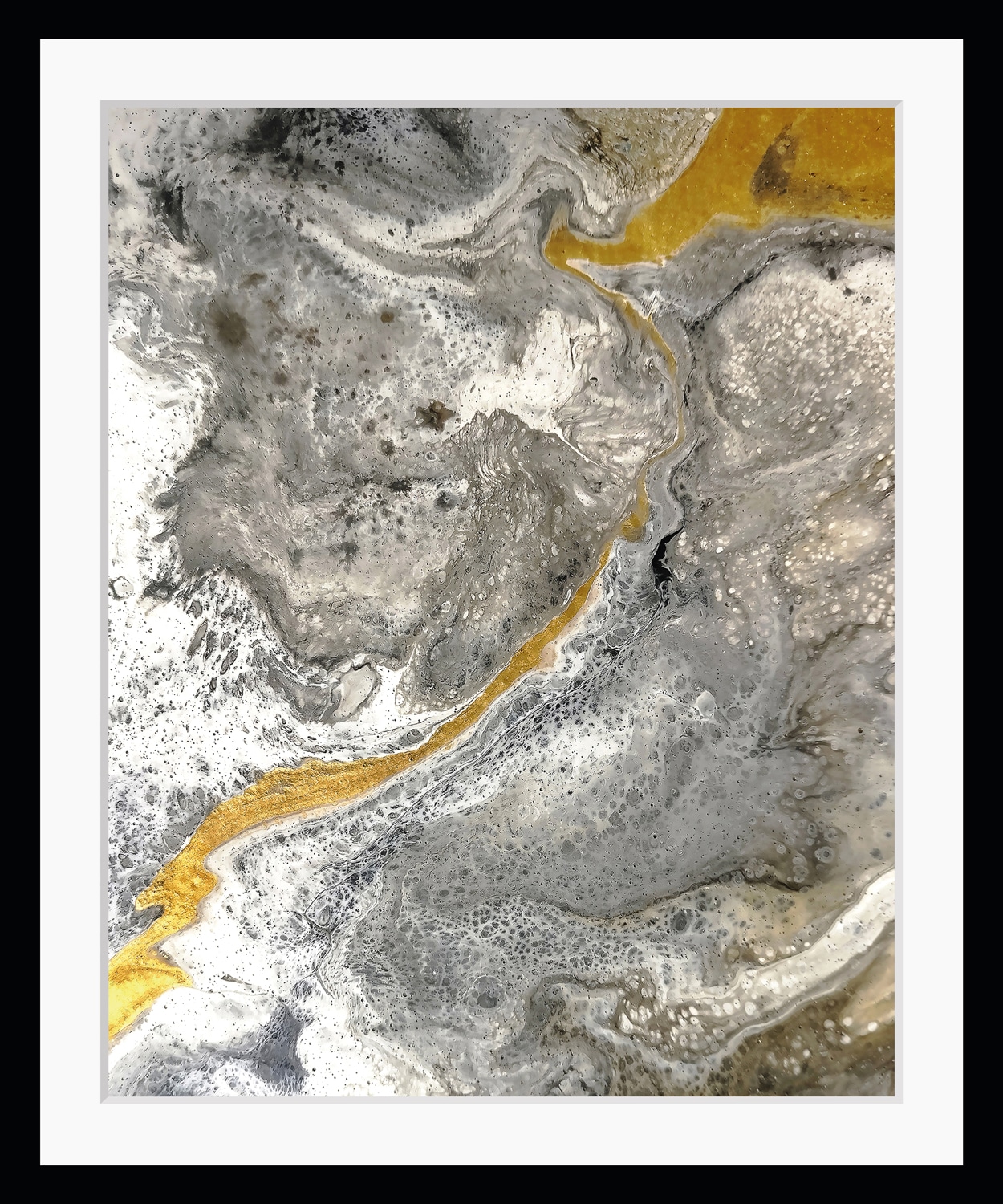 queence Bild »Alison«, Abstrakt-Stein-Spa-Spirituelle Bilder-Marmor, HD Premium Poster-Druck inkl. Holzrahmen queence Bild »Alison«, Abstrakt-Stein-Spa-Spirituelle Bilder-Marmor, HD Premium Poster-Druck inkl. Holzrahmen von queence