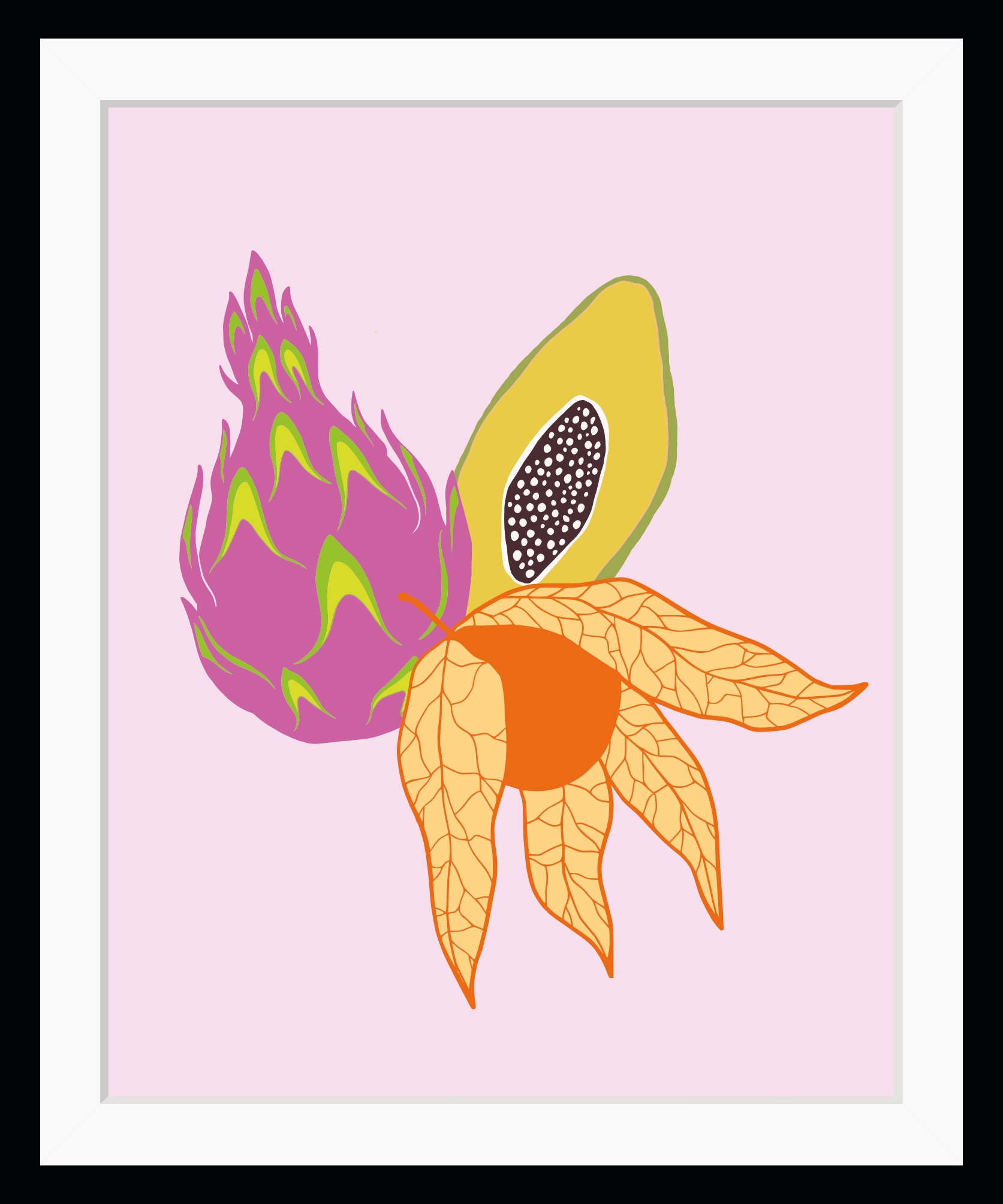 queence Bild »Artur«, Obst-Obst Bilder-Kunst-Lebensmittel, HD Premium Poster-Druck inkl. Holzrahmen queence Bild »Artur«, Obst-Obst Bilder-Kunst-Lebensmittel, HD Premium Poster-Druck inkl. Holzrahmen von queence