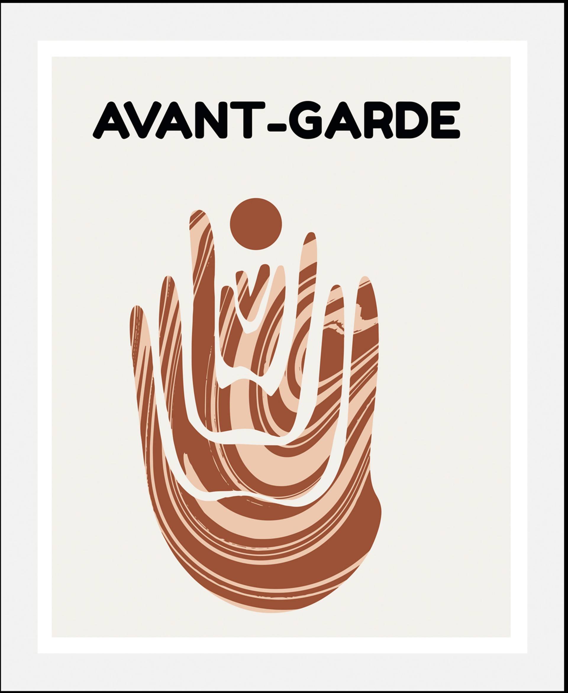 queence Bild »Avant-Garde«, (1 St.), HD Premium Poster-Druck inkl. Holzrahmen von queence