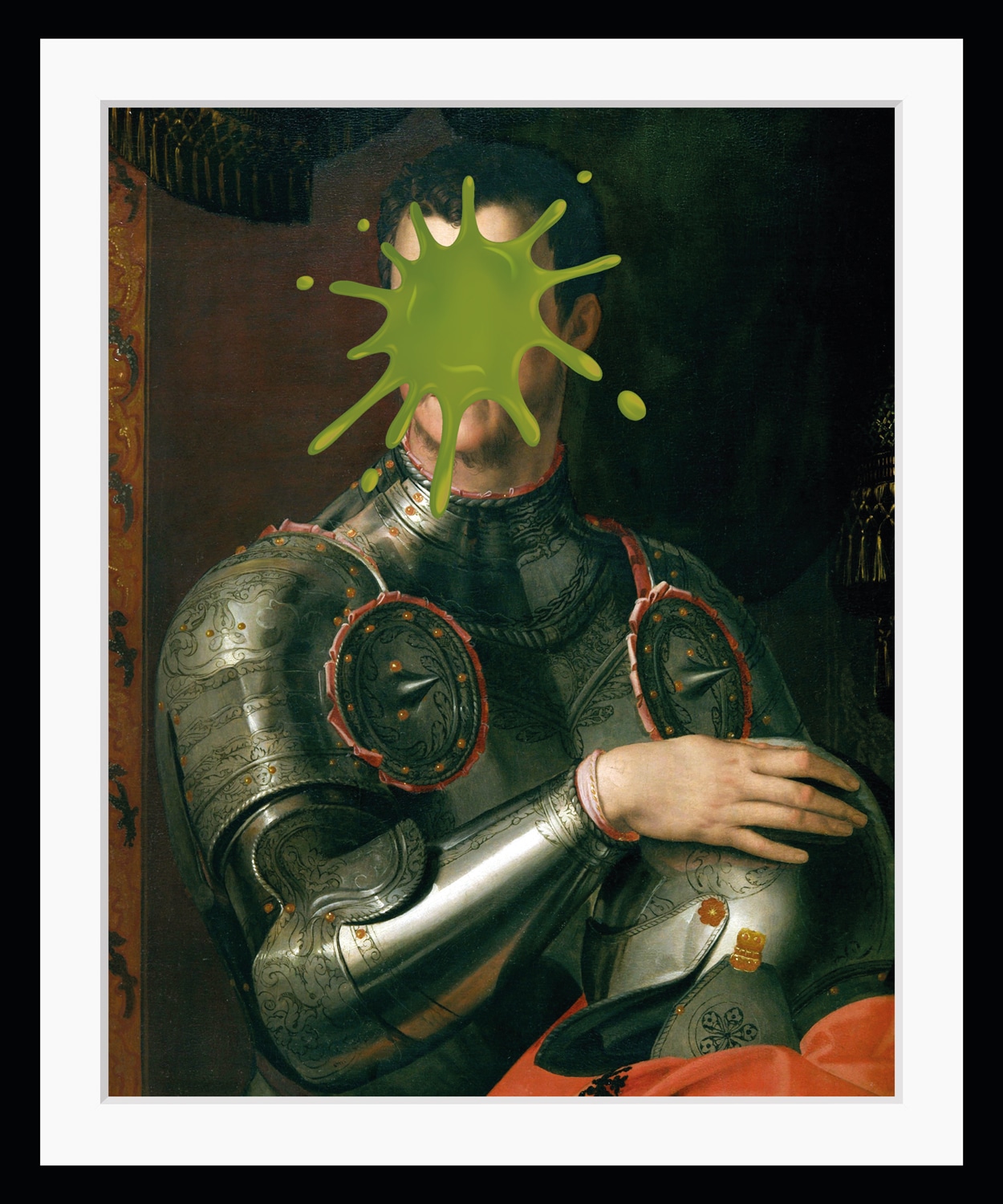 queence Bild »Caesar mit Farbklecks«, Mann-Historische Persönlichkeiten-Bilder von Männern-Kunst-Gemälde-Ritter, HD Premium Poster-Druck inkl. Holzrahmen queence Bild »Caesar mit Farbklecks«, Mann-Historische Persönlichkeiten-Bilder von Männern-Kunst-Gemälde-Ritter, HD Premium Poster-Druck inkl. Holzrahmen von queence