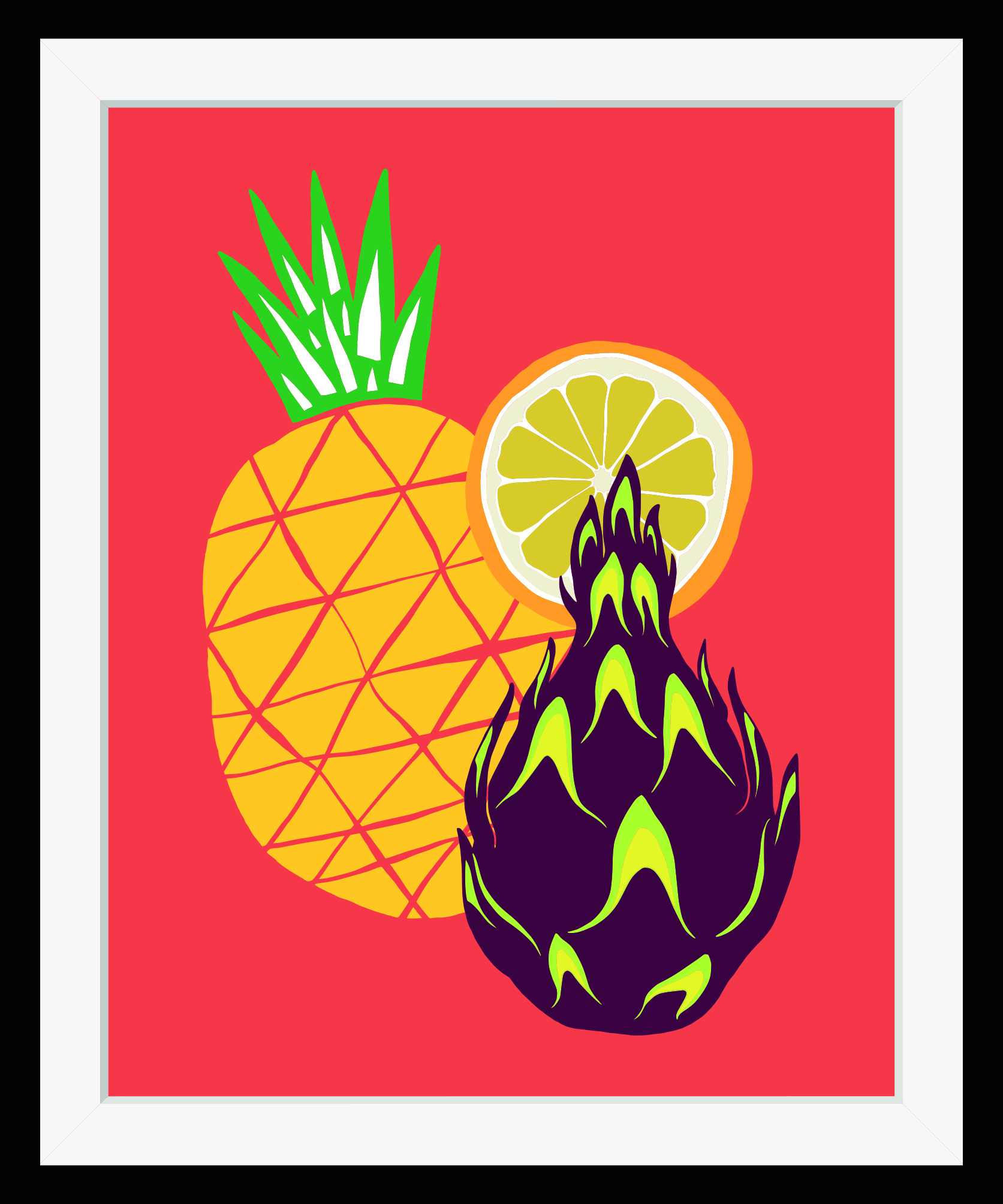 queence Bild »Carl«, Obst-Obst Bilder-Ananas-Essen-Lebensmittel, HD Premium Poster-Druck inkl. Holzrahmen queence Bild »Carl«, Obst-Obst Bilder-Ananas-Essen-Lebensmittel, HD Premium Poster-Druck inkl. Holzrahmen von queence