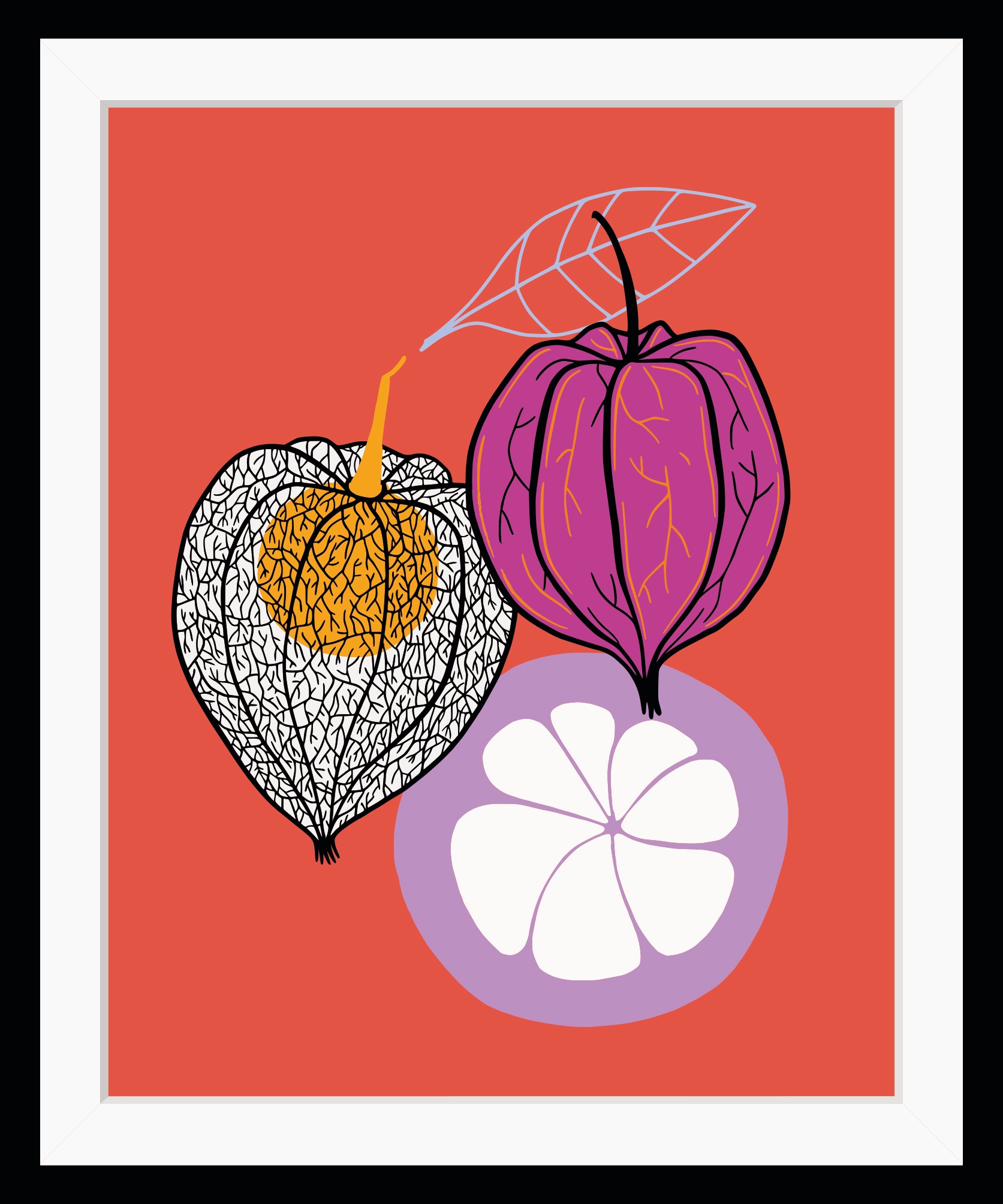 queence Bild »Franziska«, Obst-Obst Bilder-Kunst-Lebensmittel, HD Premium Poster-Druck inkl. Holzrahmen queence Bild »Franziska«, Obst-Obst Bilder-Kunst-Lebensmittel, HD Premium Poster-Druck inkl. Holzrahmen von queence