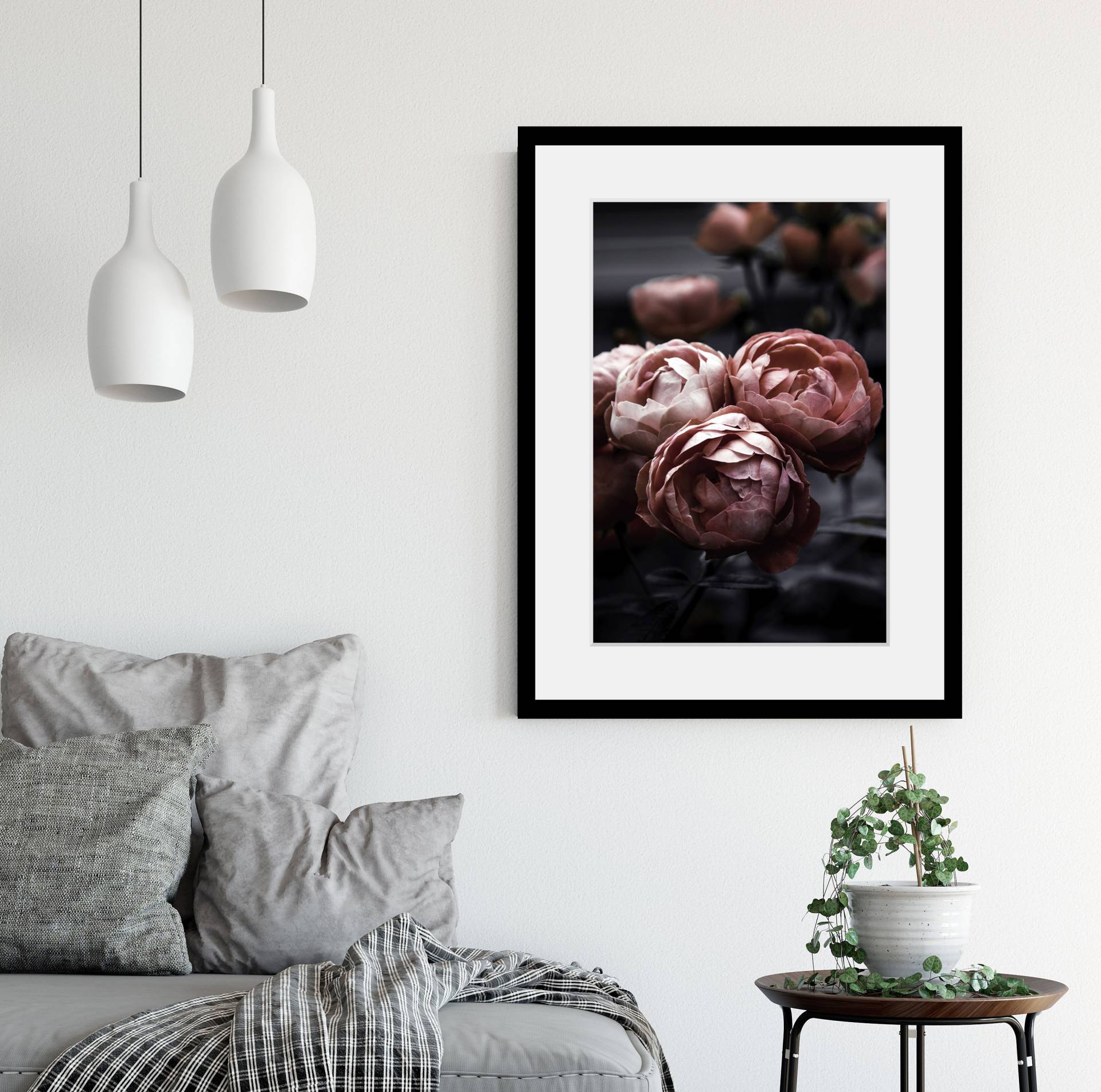 queence Bild »Helen«, (1 St.), HD Premium Poster-Druck inkl. Holzrahmen von queence