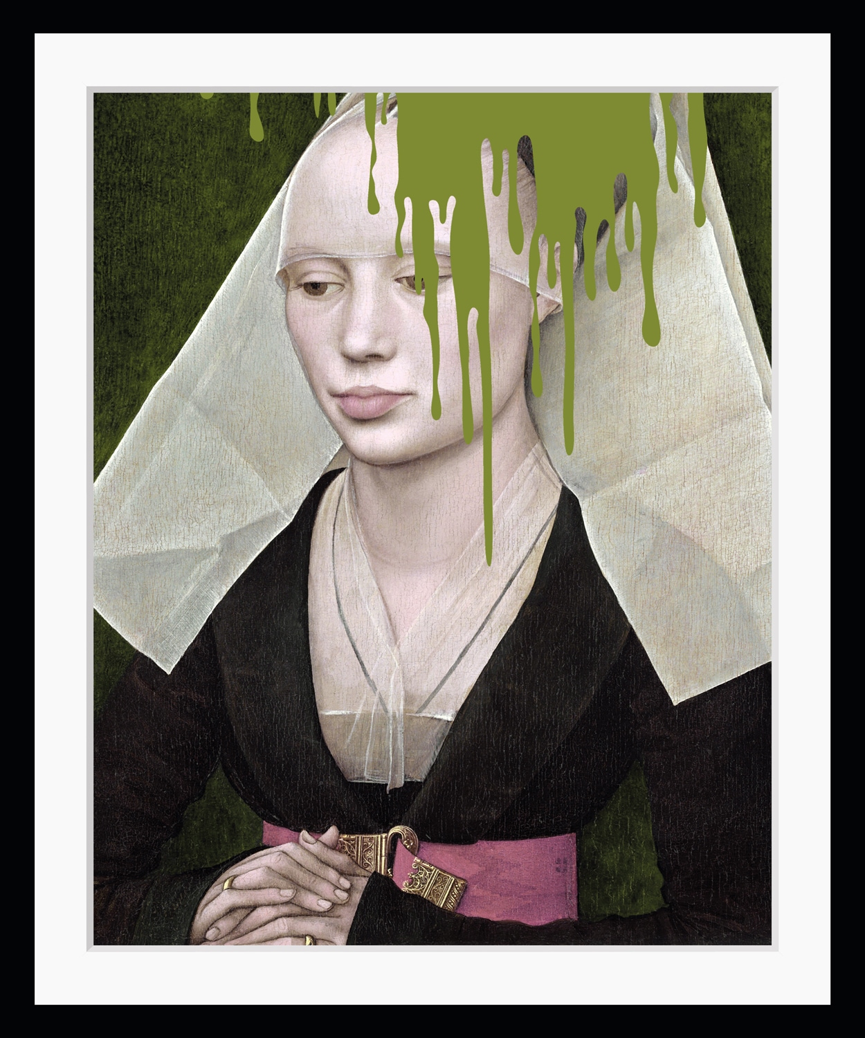 queence Bild »Hermine mit Farbklecks«, Frau-Historische Persönlichkeiten-Bilder von Frauen-Kunst-Gemälde, HD Premium Poster-Druck inkl. Holzrahmen queence Bild »Hermine mit Farbklecks«, Frau-Historische Persönlichkeiten-Bilder von Frauen-Kunst-Gemälde, HD Premium Poster-Druck inkl. Holzrahmen von queence