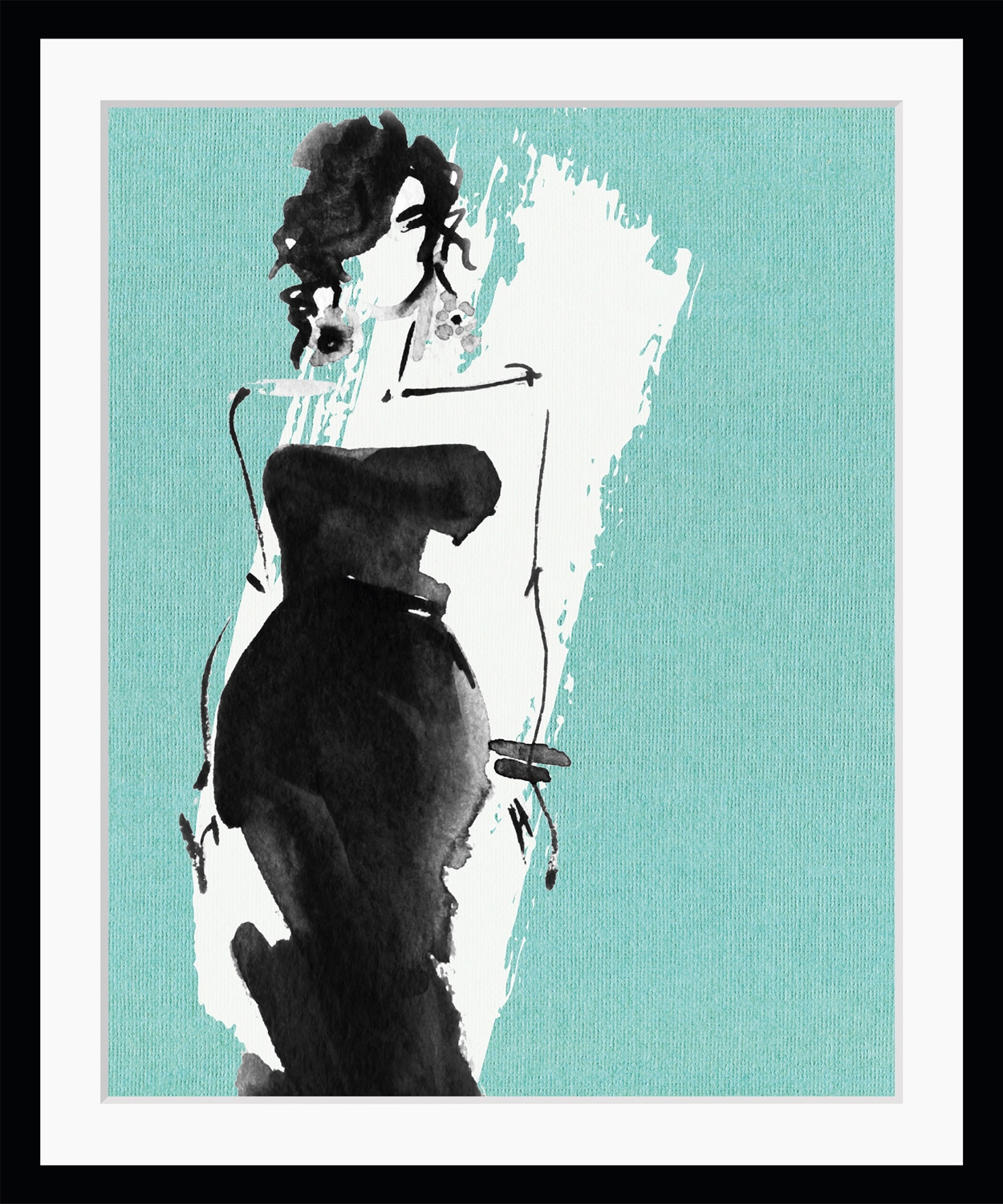 queence Bild »Ira«, Frau, Abstrakt, Frau, gerahmt queence Bild »Ira«, Frau, Abstrakt, Frau, gerahmt von queence