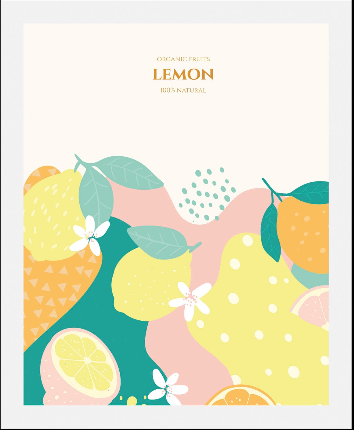 queence Bild »Lemon«, (1 St.), gerahmt von queence