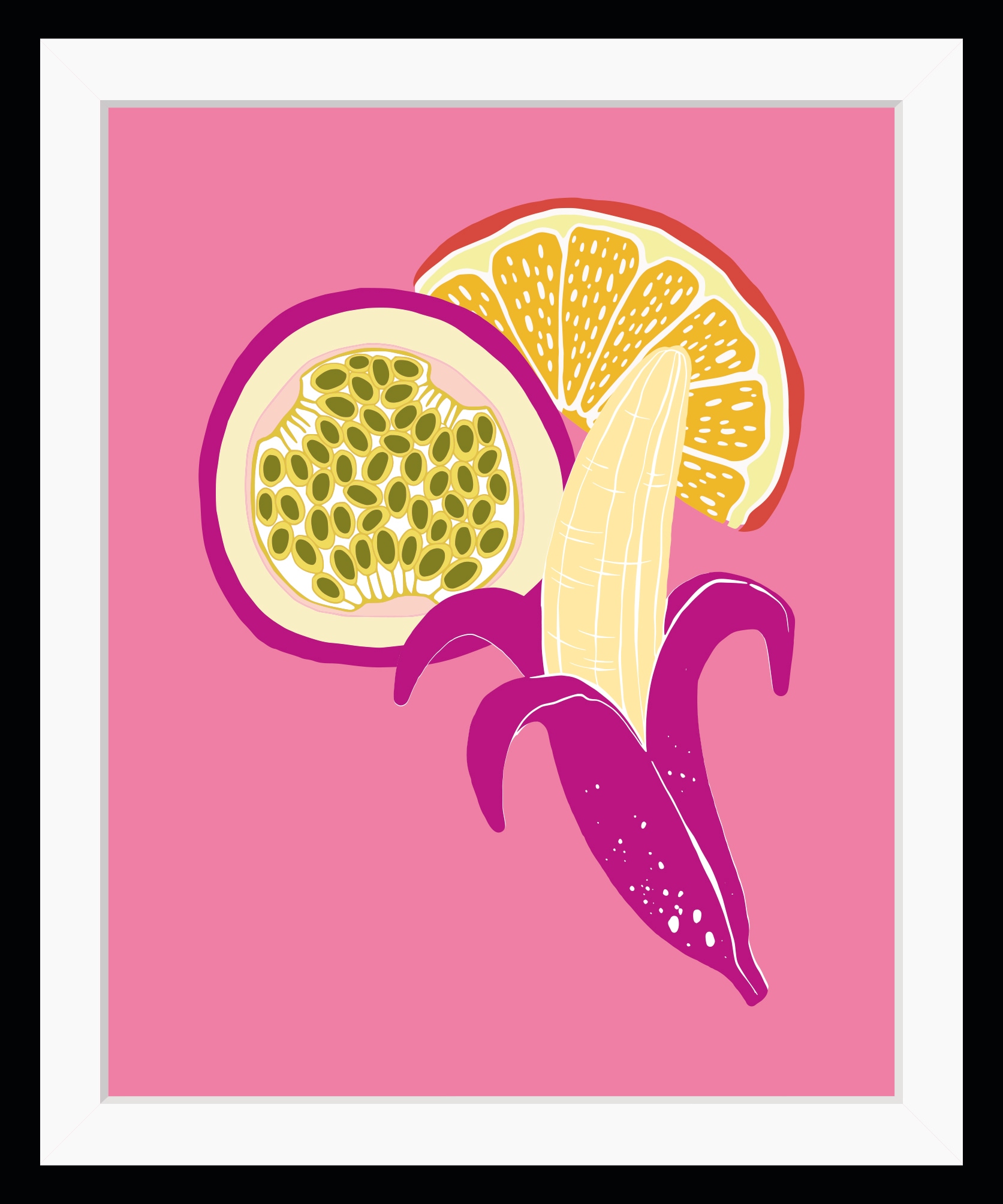 queence Bild »Leonardo«, Obst-Obst Bilder-Kunst-Lebensmittel, HD Premium Poster-Druck inkl. Holzrahmen queence Bild »Leonardo«, Obst-Obst Bilder-Kunst-Lebensmittel, HD Premium Poster-Druck inkl. Holzrahmen von queence