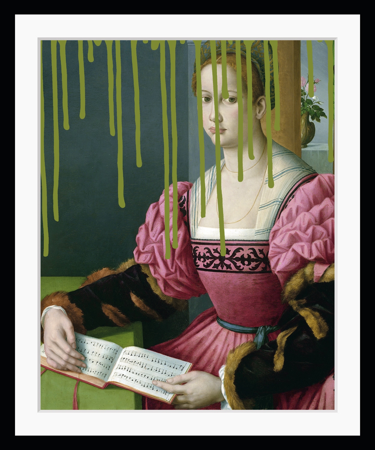 queence Bild »Lindsay mit Farbklecks«, Frau-Historische Persönlichkeiten-Bilder von Frauen-Kunst-Gemälde, HD Premium Poster-Druck inkl. Holzrahmen queence Bild »Lindsay mit Farbklecks«, Frau-Historische Persönlichkeiten-Bilder von Frauen-Kunst-Gemälde, HD Premium Poster-Druck inkl. Holzrahmen von queence