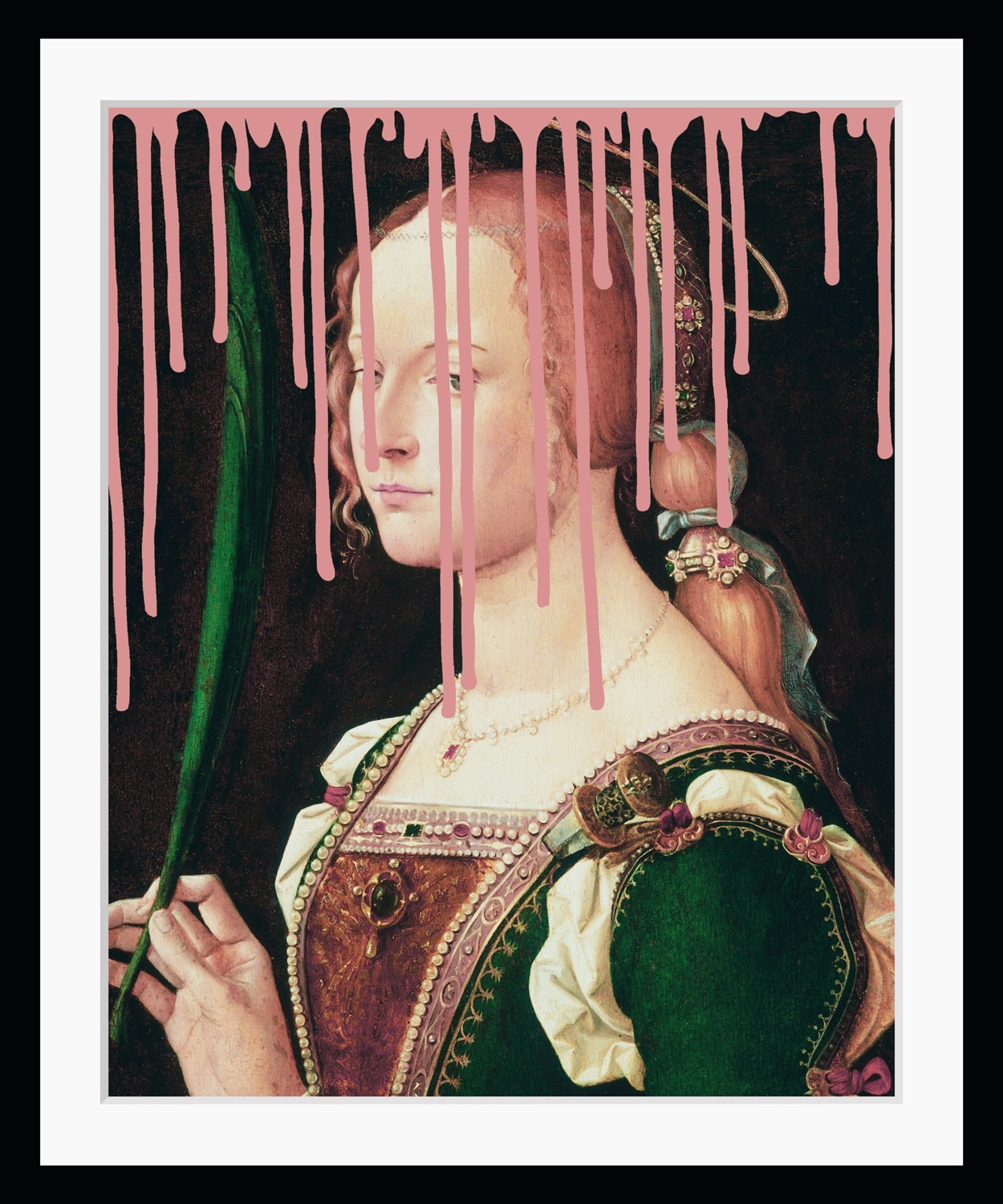 queence Bild »Malin mit Farbklecks«, Frau-Historische Persönlichkeiten-Bilder von Frauen-Kunst-Gemälde, HD Premium Poster-Druck inkl. Holzrahmen queence Bild »Malin mit Farbklecks«, Frau-Historische Persönlichkeiten-Bilder von Frauen-Kunst-Gemälde, HD Premium Poster-Druck inkl. Holzrahmen von queence