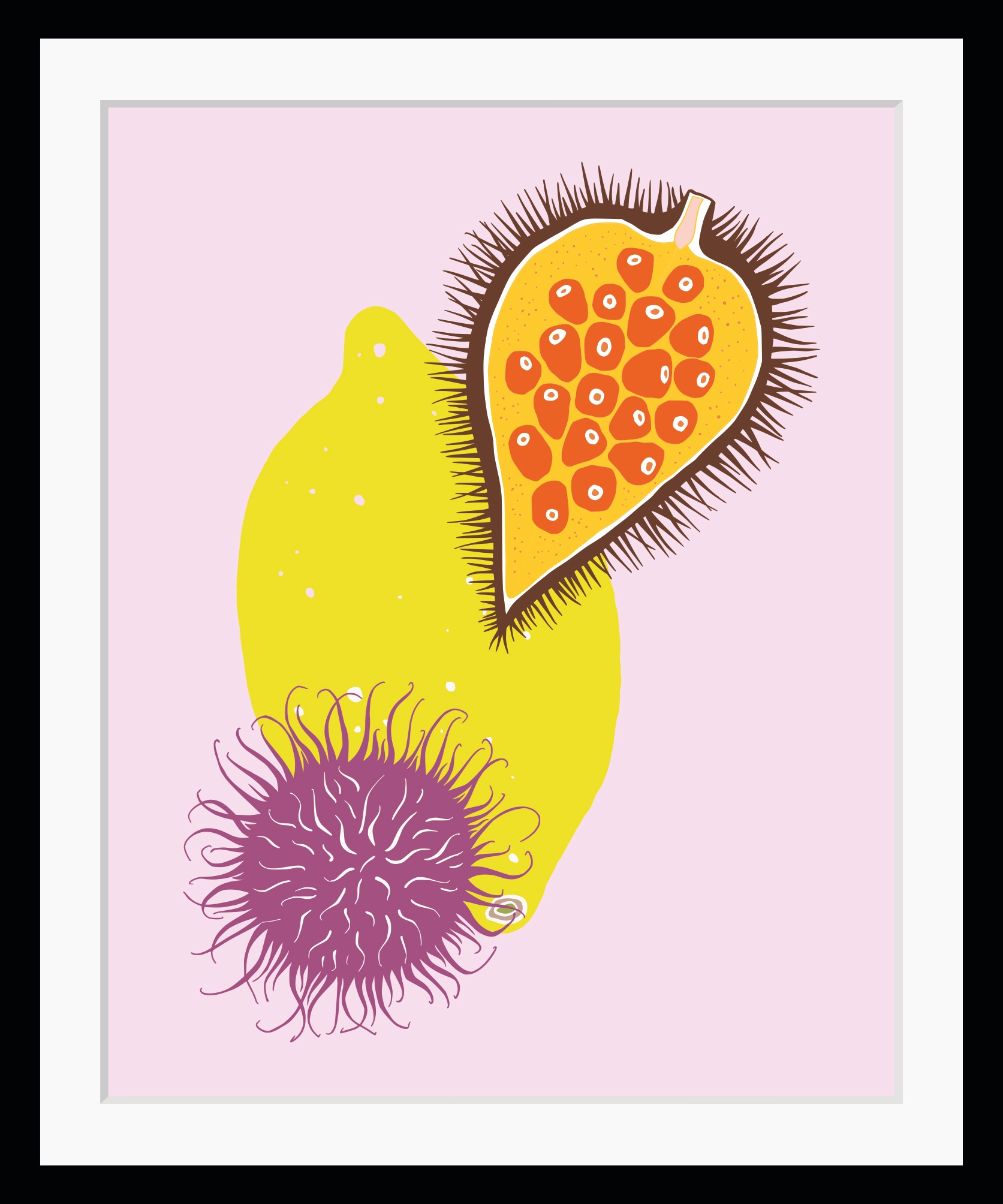 queence Bild »May«, Obst-Obst Bilder-Kunst-Lebensmittel, HD Premium Poster-Druck inkl. Holzrahmen queence Bild »May«, Obst-Obst Bilder-Kunst-Lebensmittel, HD Premium Poster-Druck inkl. Holzrahmen von queence