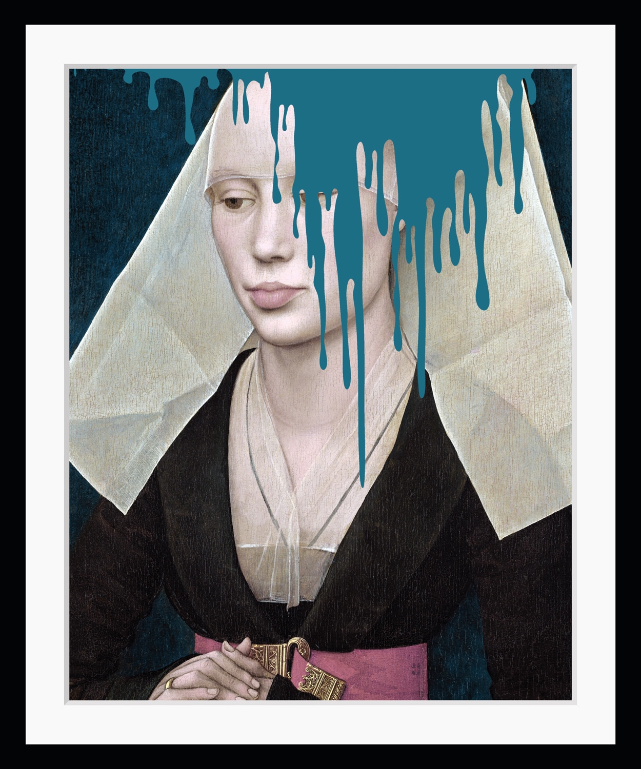 queence Bild »Nathalie mit Farbklecks«, Frau-Historische Persönlichkeiten-Bilder von Frauen-Kunst-Gemälde, HD Premium Poster-Druck inkl. Holzrahmen queence Bild »Nathalie mit Farbklecks«, Frau-Historische Persönlichkeiten-Bilder von Frauen-Kunst-Gemälde, HD Premium Poster-Druck inkl. Holzrahmen von queence